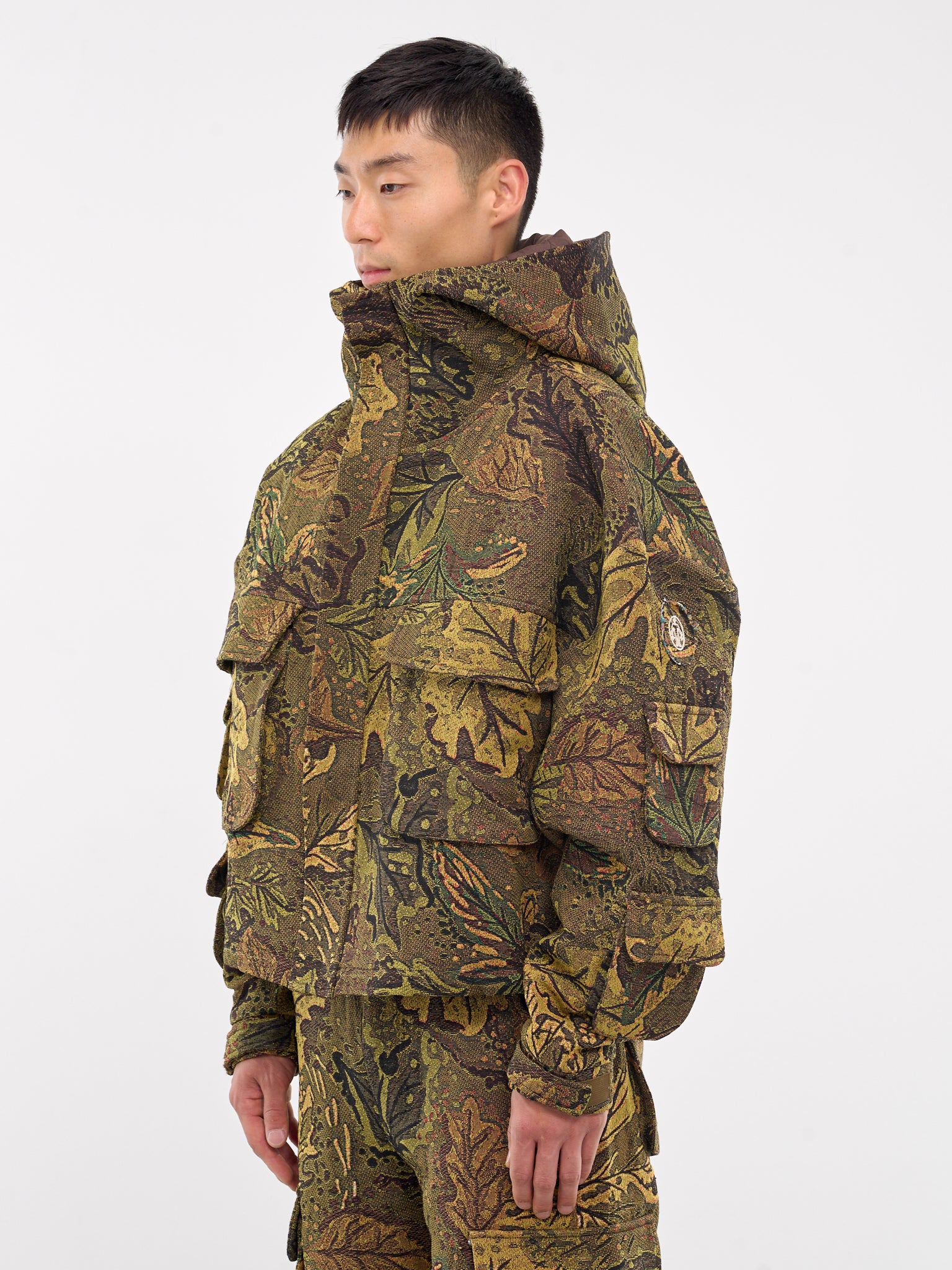 Camouflage Jacquard Jacket (CAMOUFLAGE-JACQUARD-JACKET-GRE)