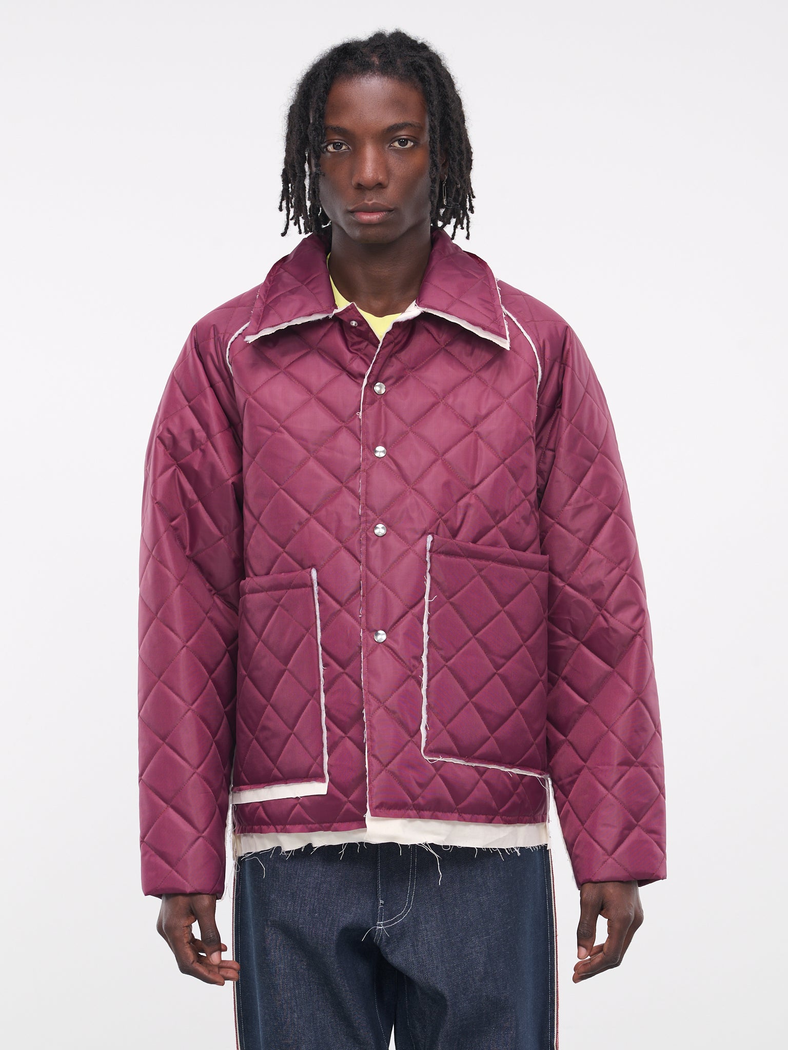 Padded Coach Jacket (CF-16-10-04-01-BURGUNDY)