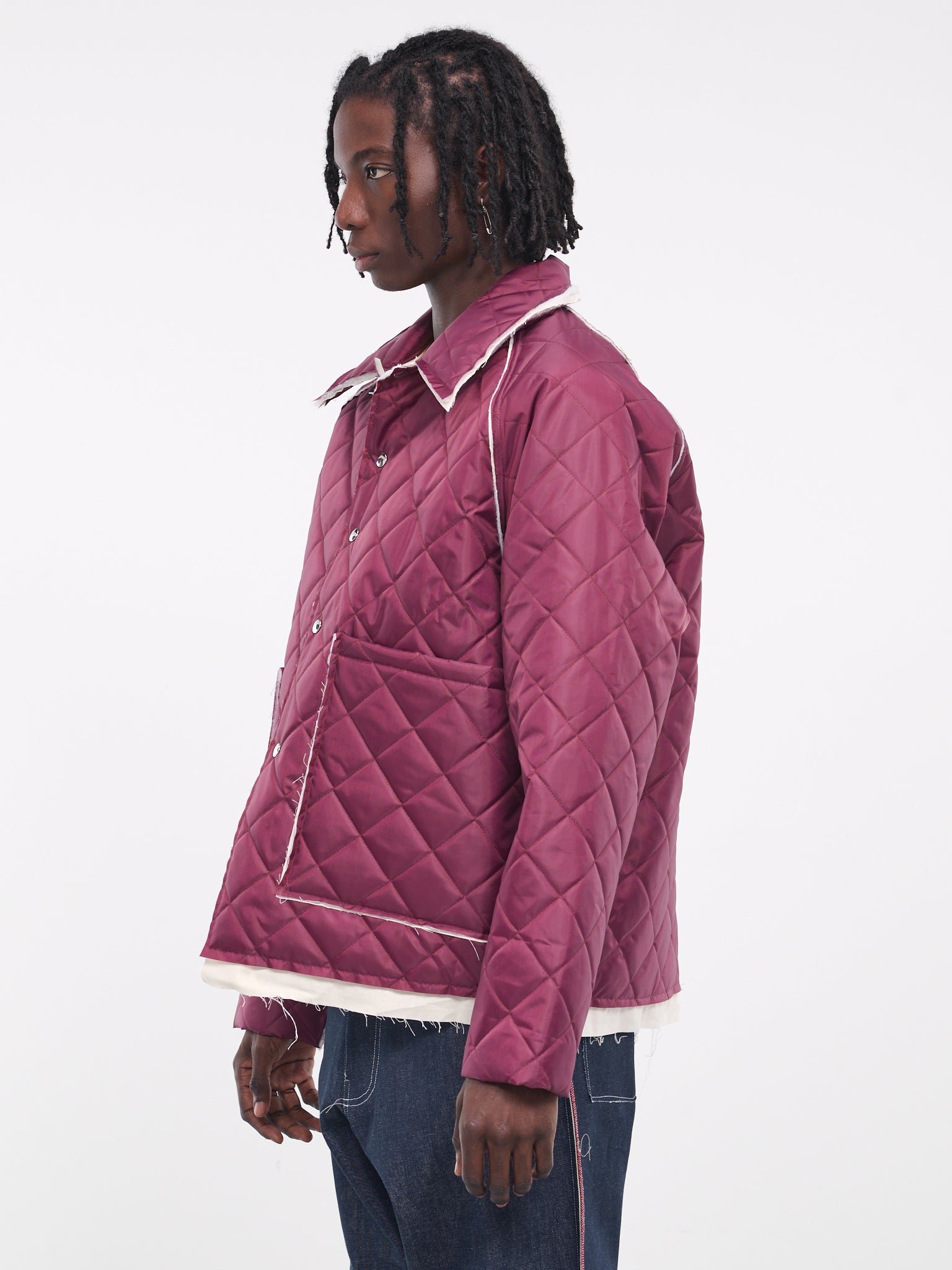 Padded Coach Jacket (CF-16-10-04-01-BURGUNDY)