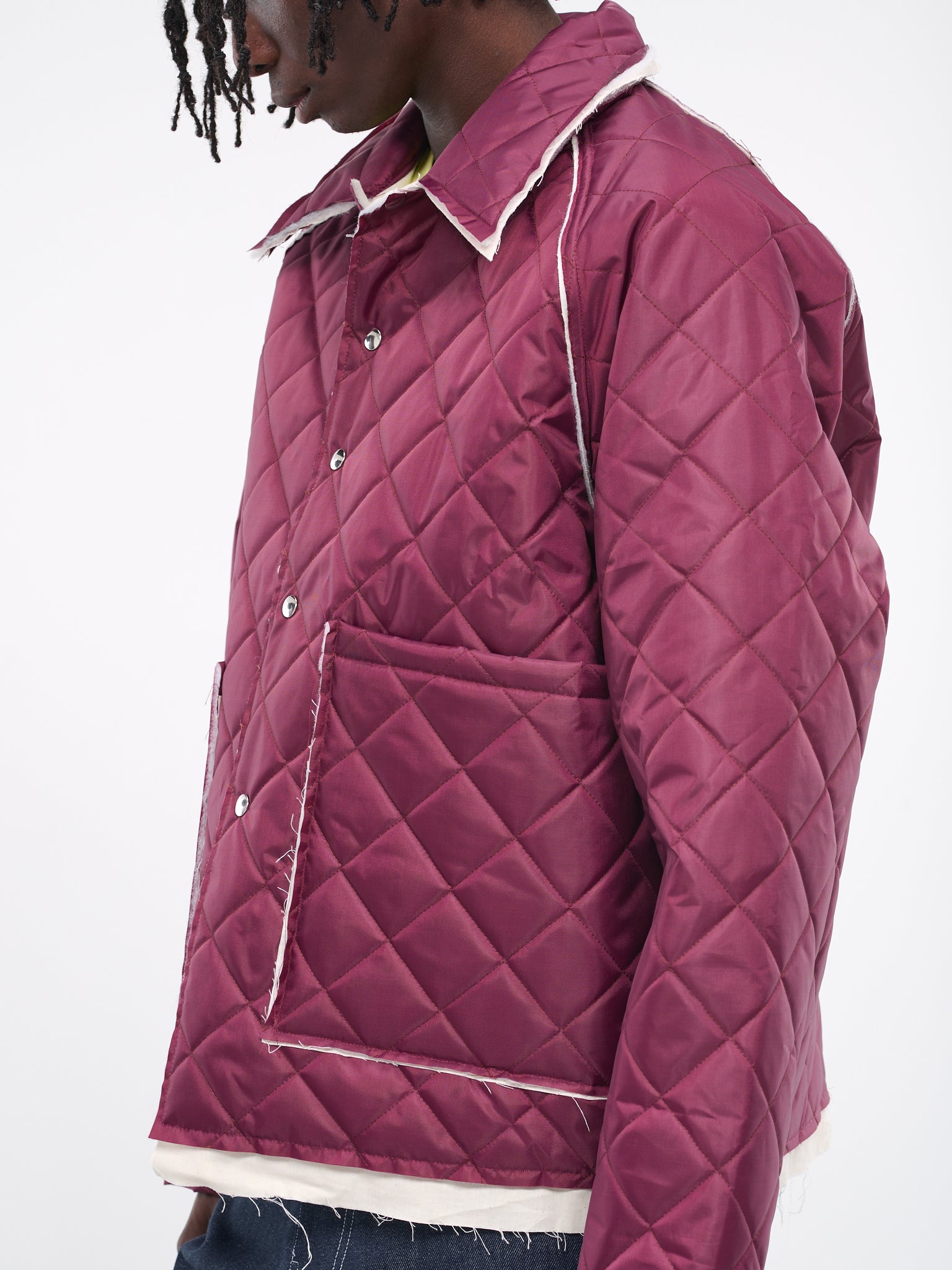 Padded Coach Jacket (CF-16-10-04-01-BURGUNDY)