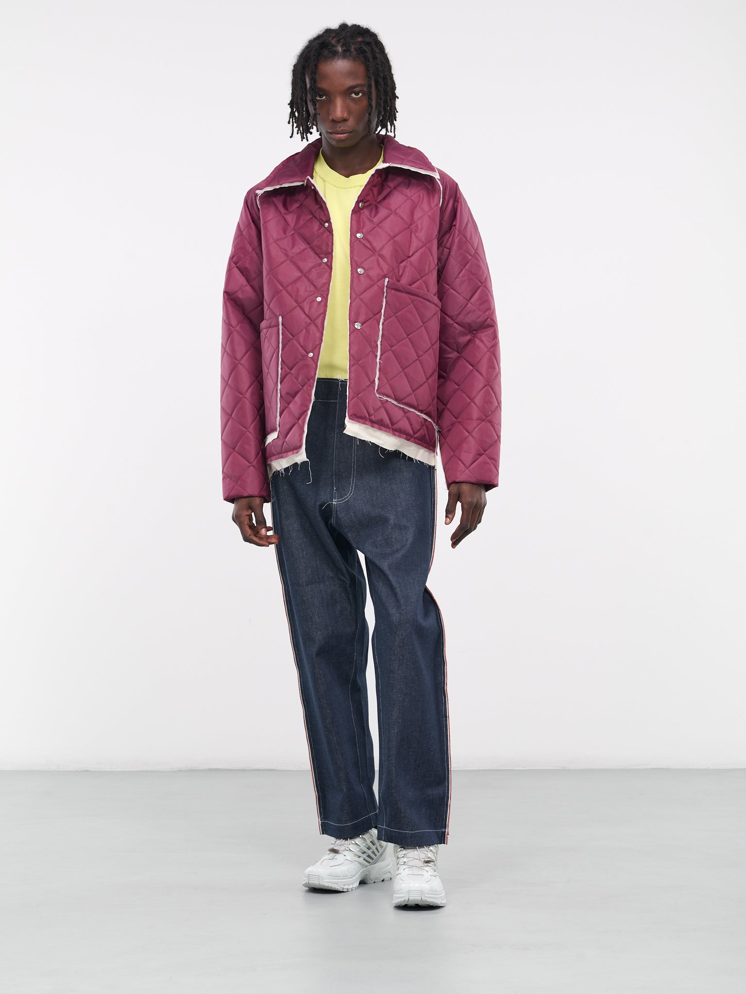 Padded Coach Jacket (CF-16-10-04-01-BURGUNDY)