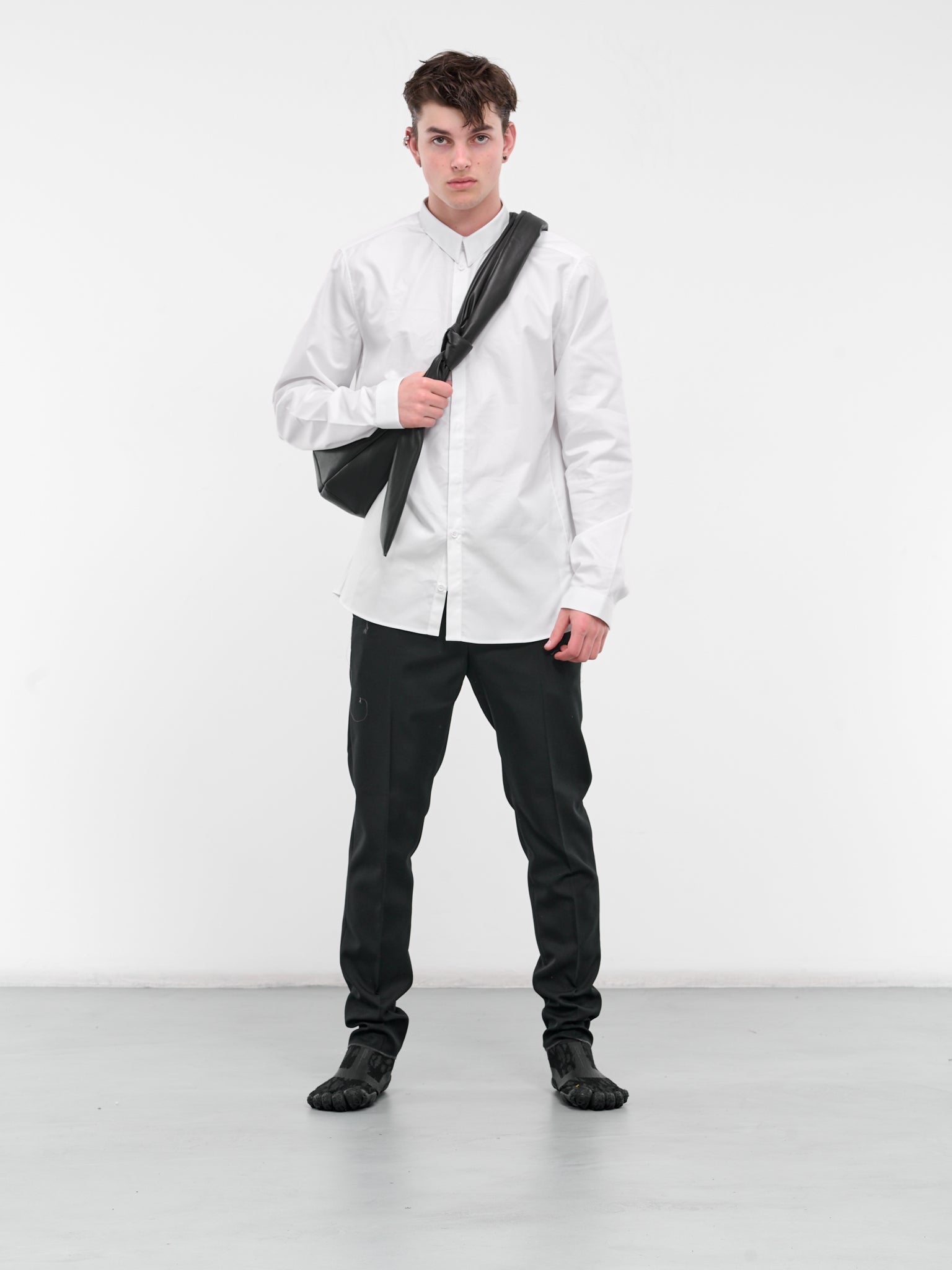 Concealed Placket Shirt (CH1010-WHITE)