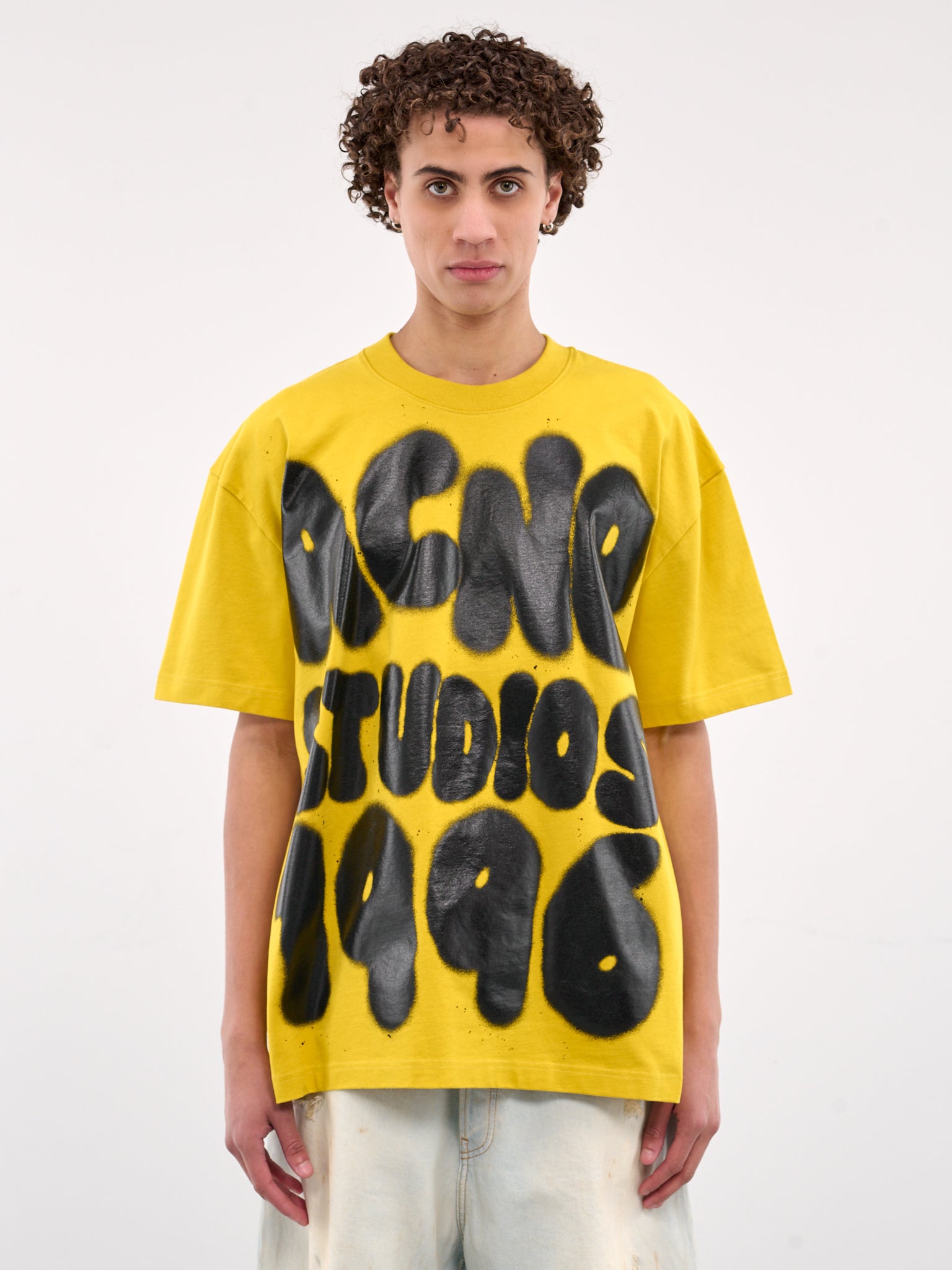 Relaxed Fit Logo Tee (CL0333-MUSTARD-YELLOW)