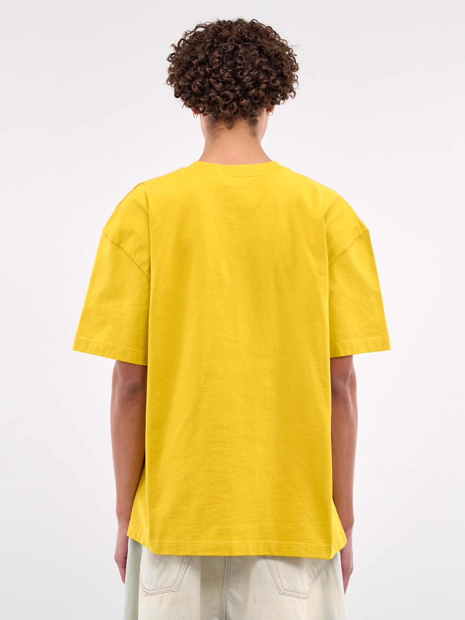 Relaxed Fit Logo Tee (CL0333-MUSTARD-YELLOW)