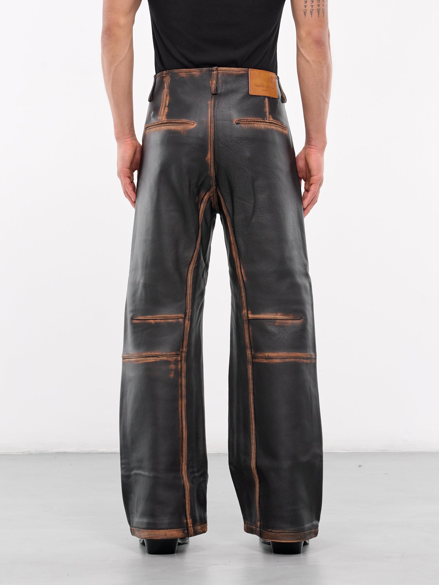 Consumed Leather Trousers (CONSUMED-LEATHER-PANTS-BROWN)