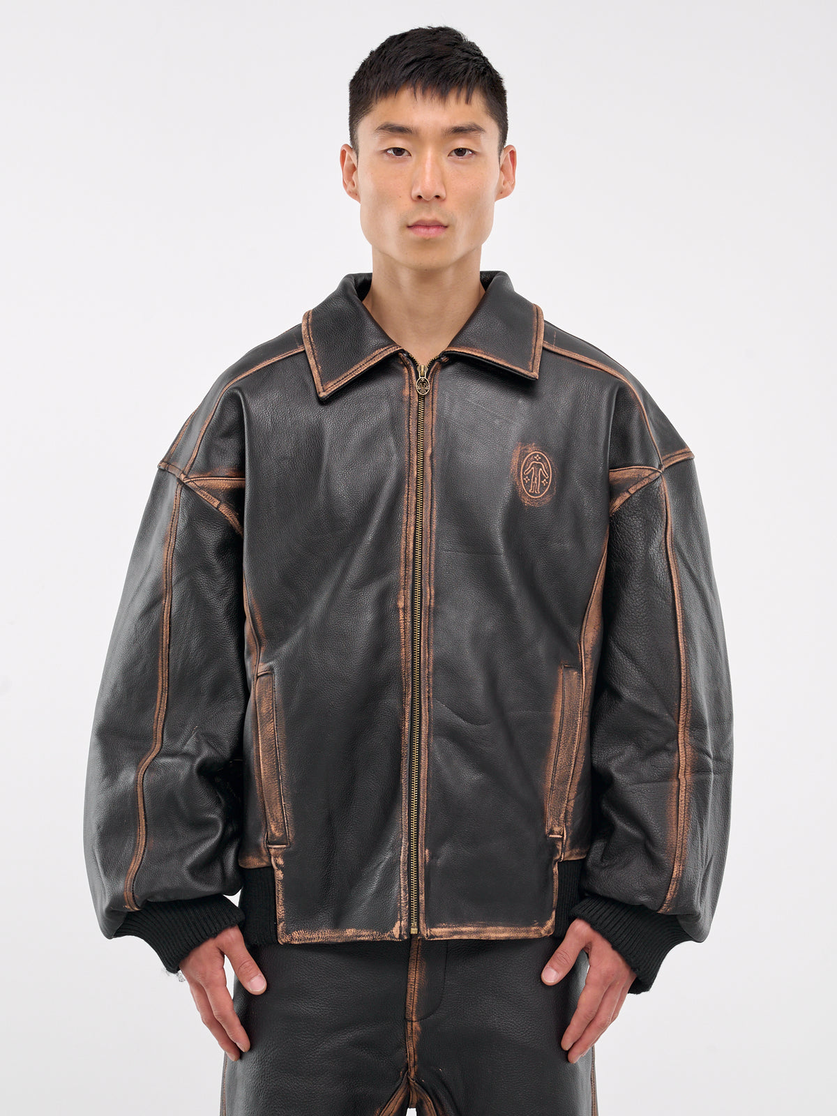 Consumed Leather Jacket (CONSUMED-LEATHER-JACKET-BROWN)