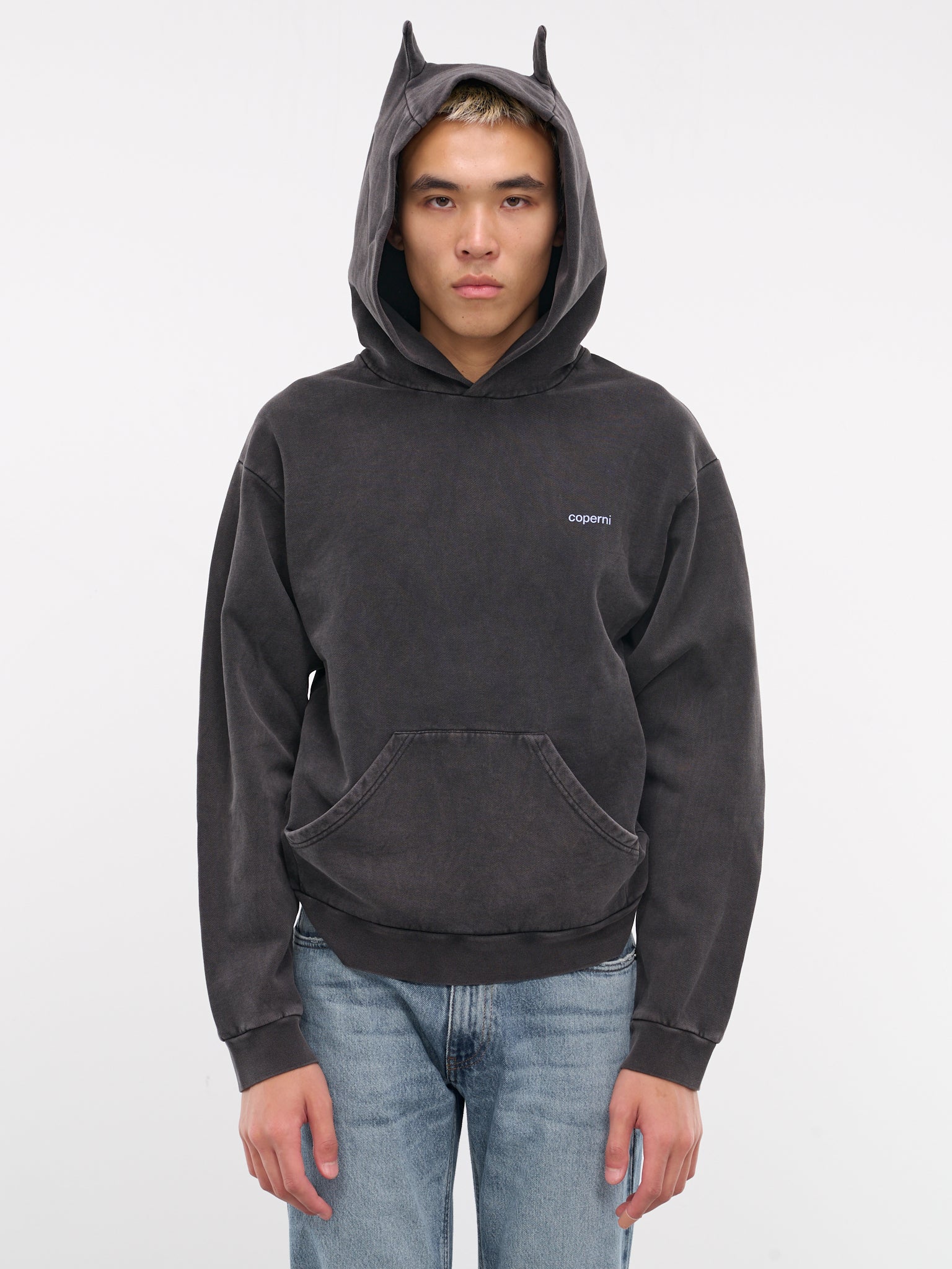 Horn Hoodie (COPJS15BIS523-BLACK-BLUE)