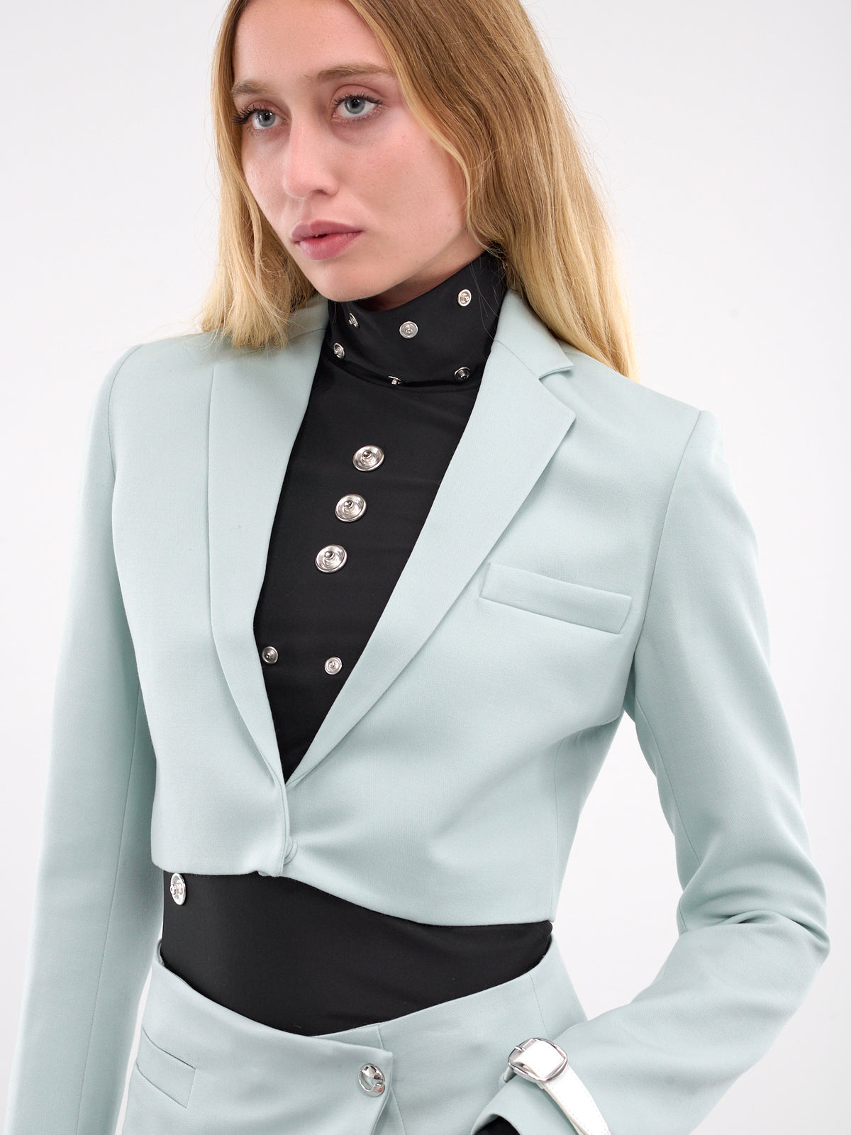 Cropped Blazer (COPV62F1005-GREEN)