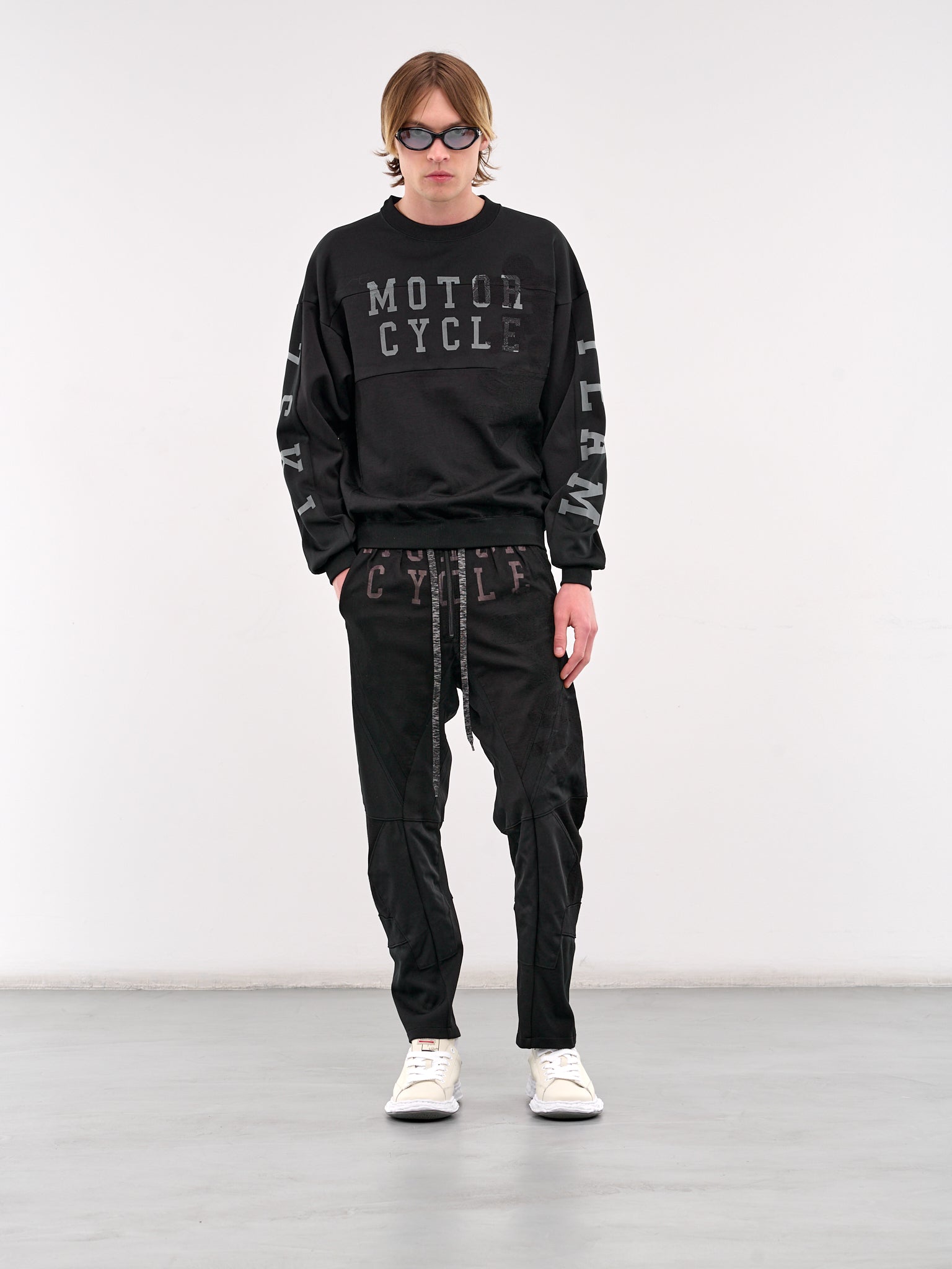 Graphic Crewneck Sweatshirt (CT-SV-NGS-1002-BLACK)