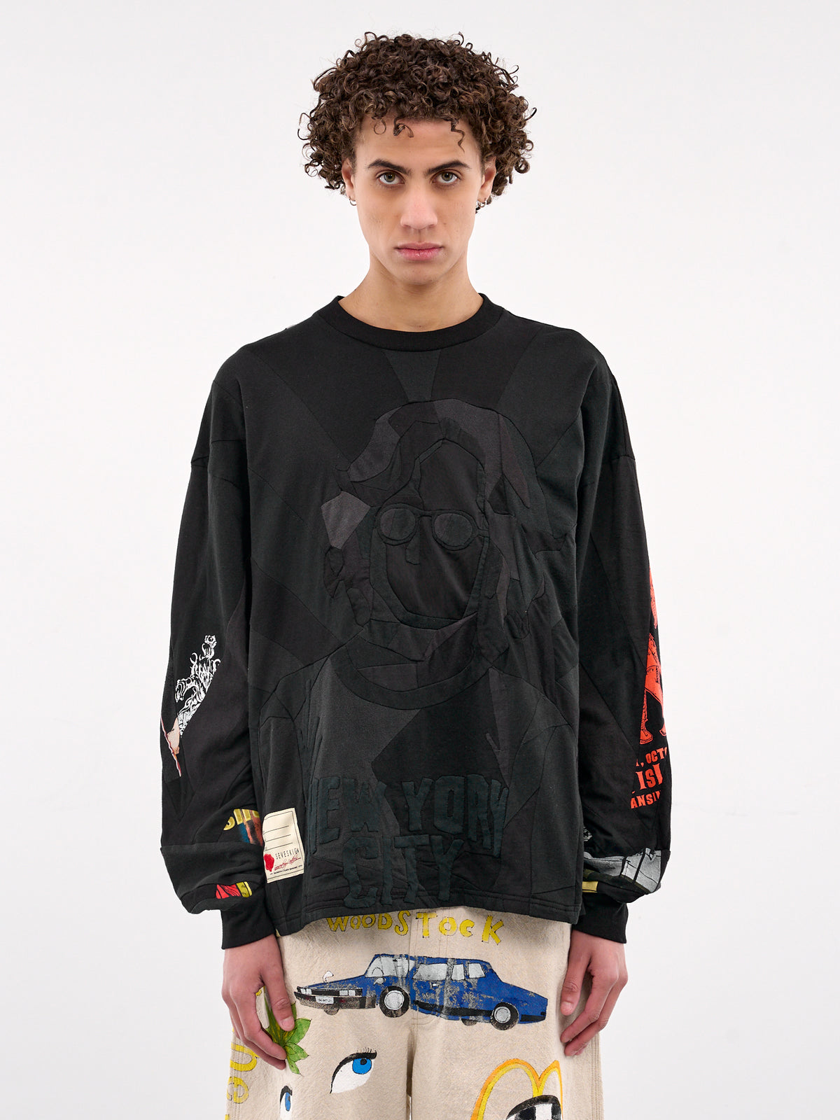 New York Long Sleeve Tee (CT-SV-NGS-1010-BLACK)