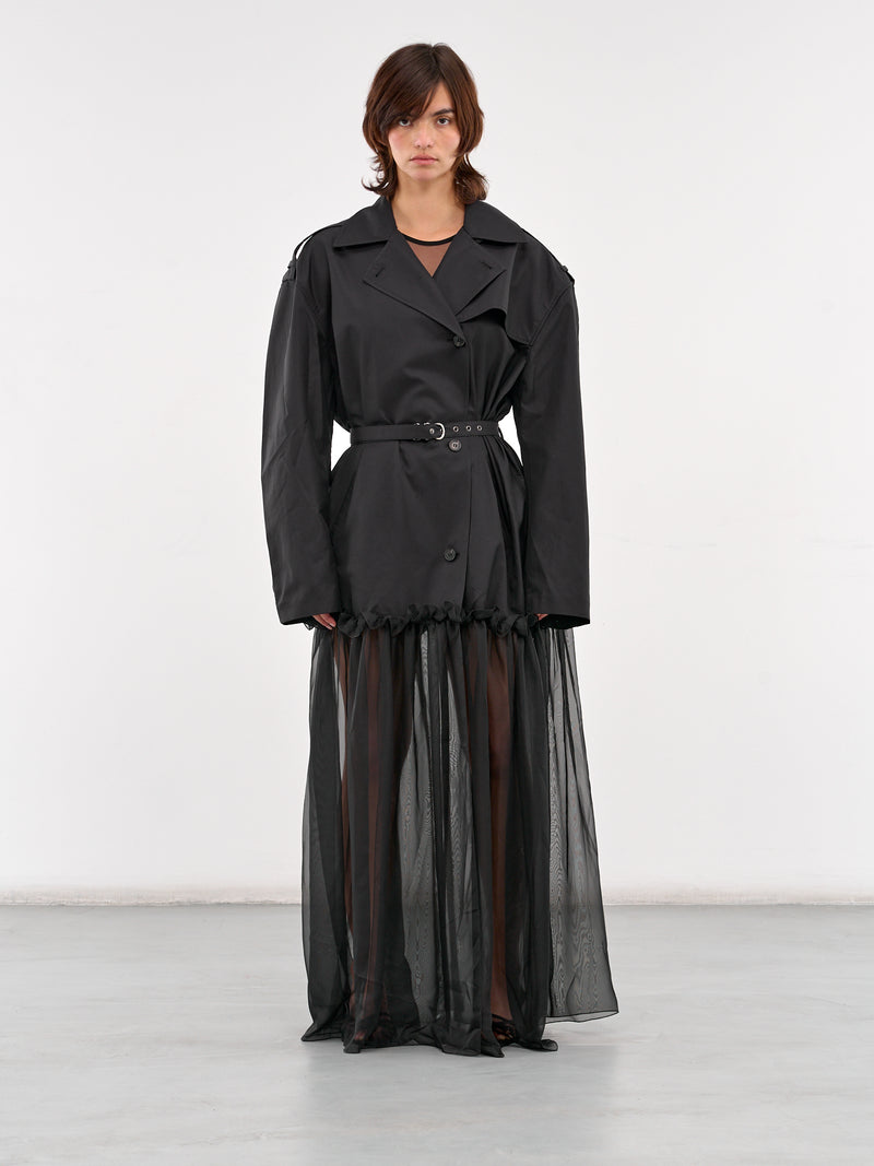 Hybrid Trench Coat (CT008-BLACK)