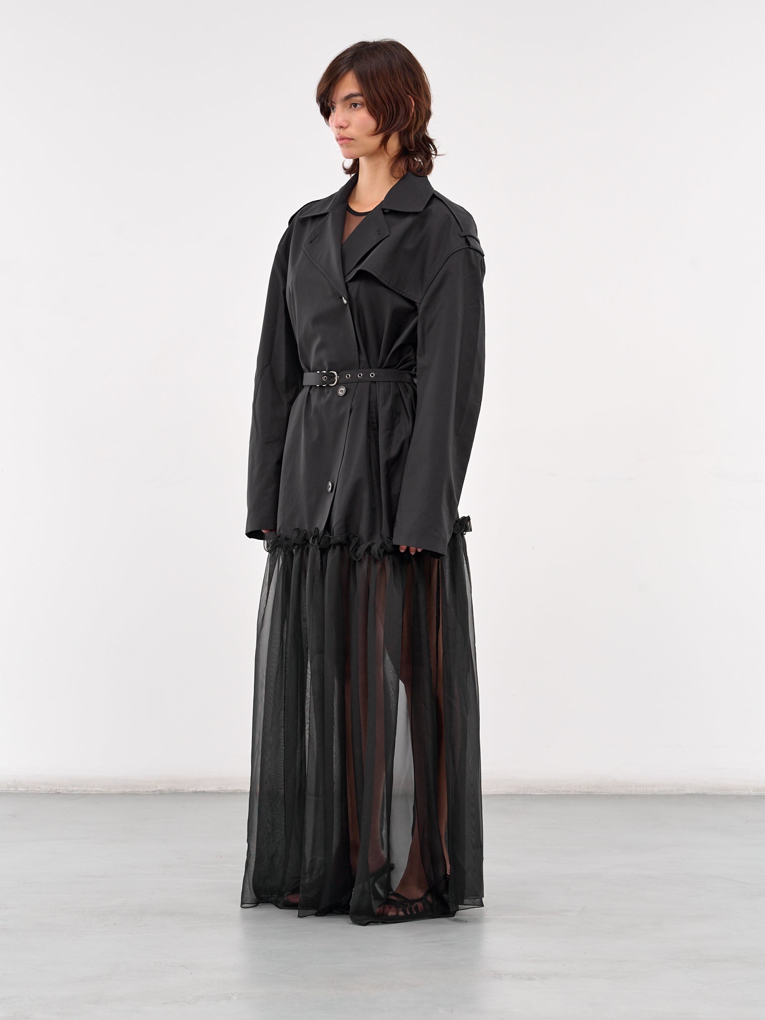 Hybrid Trench Coat (CT008-BLACK)