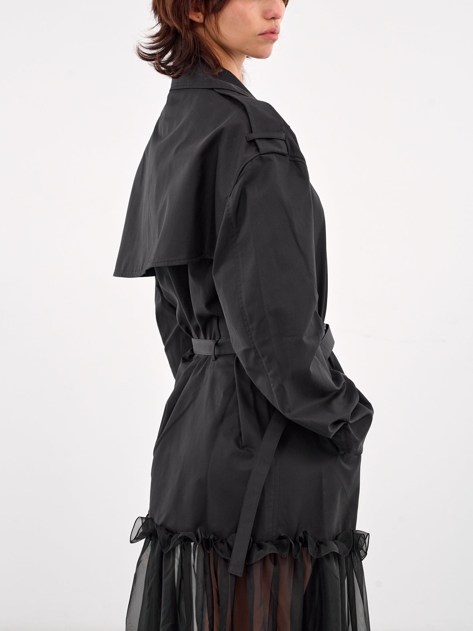 Hybrid Trench Coat (CT008-BLACK)