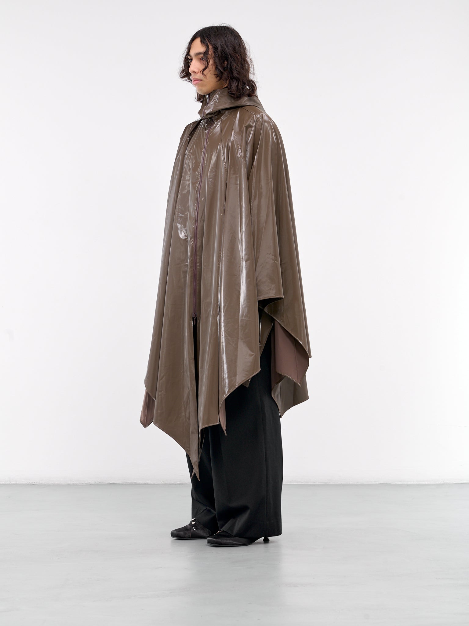 Hooded Poncho (CT0324-CHOCOLATE)