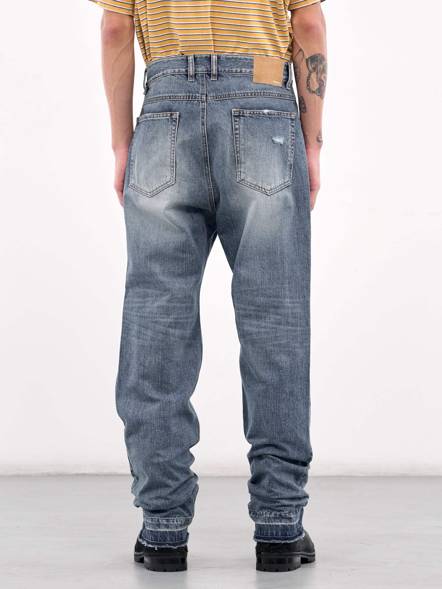 Distressed Denim Trousers (DP0-25-333-BLUE)