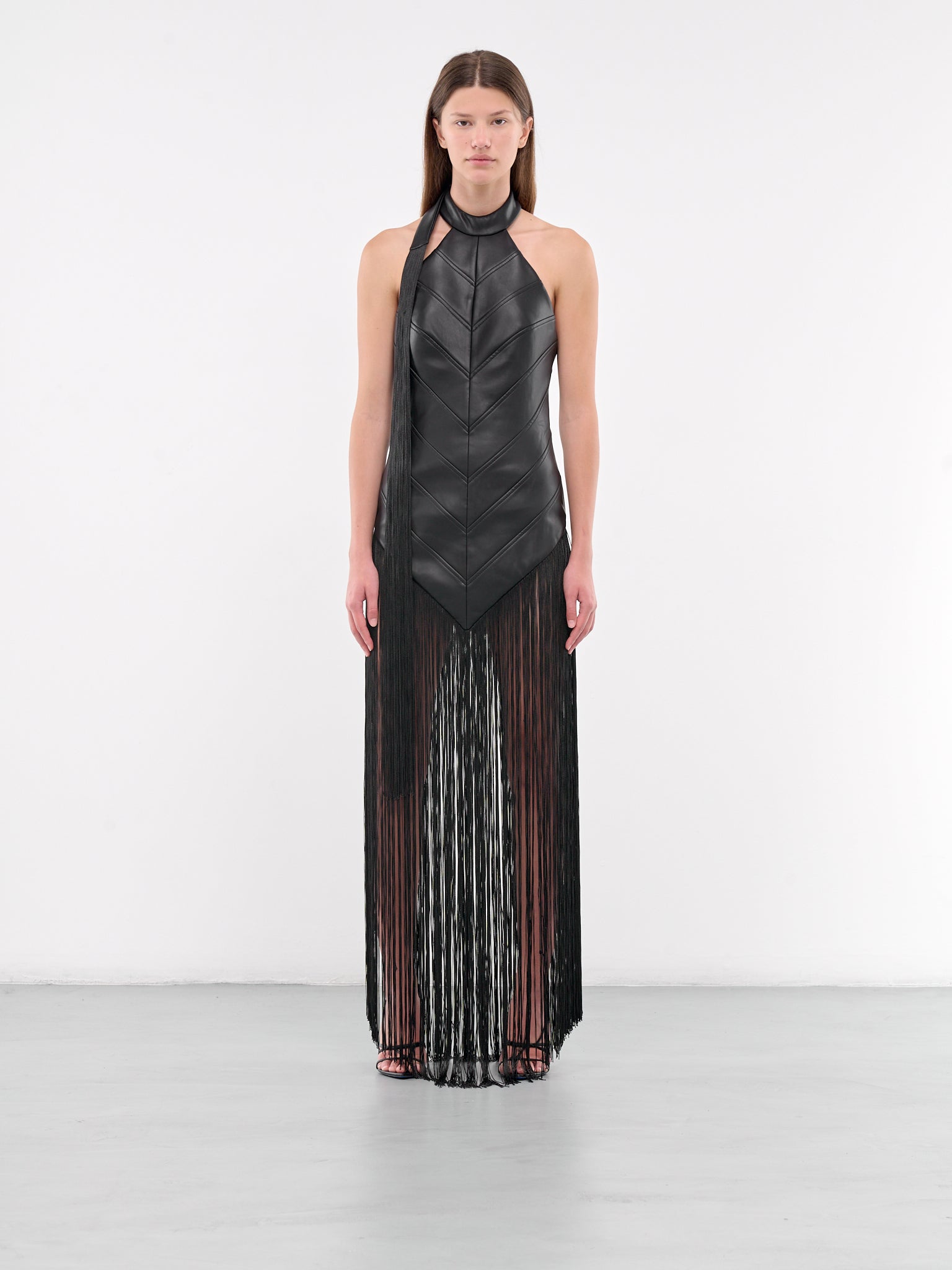 Fringe Dress (DRVLBK08-BLACK)