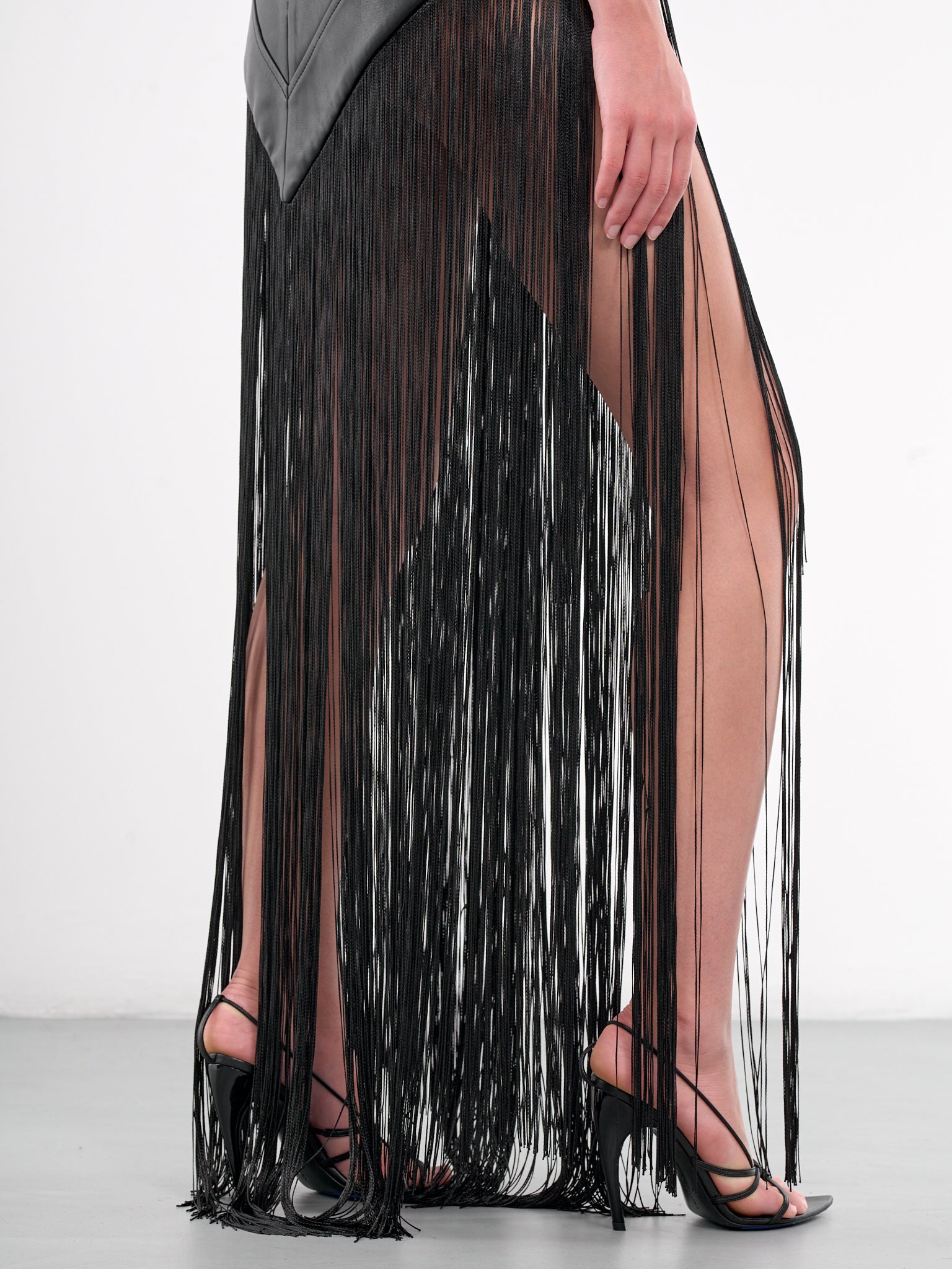 Fringe Dress (DRVLBK08-BLACK)