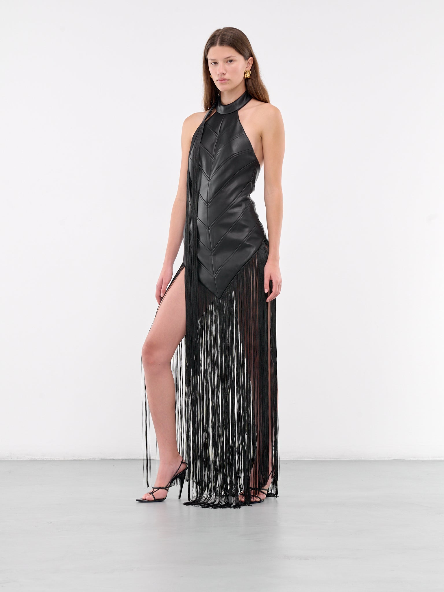 Fringe Dress (DRVLBK08-BLACK)