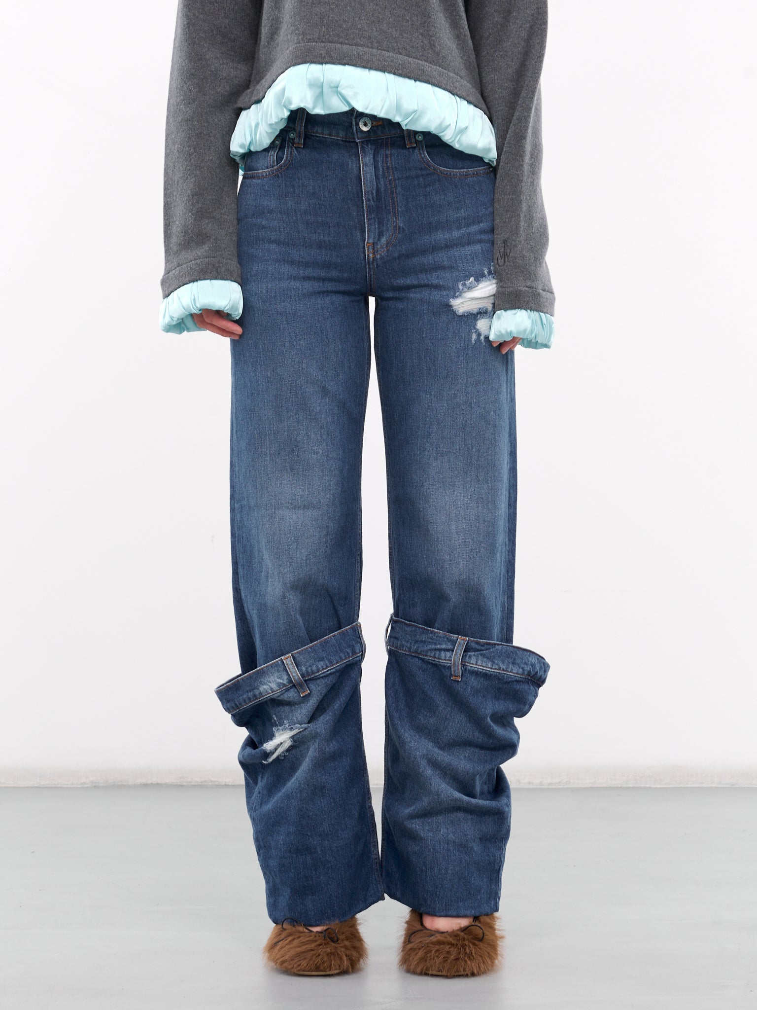 Deconstructed Layered Jeans (DT0056-PG1164-LIGHT-BLUE)