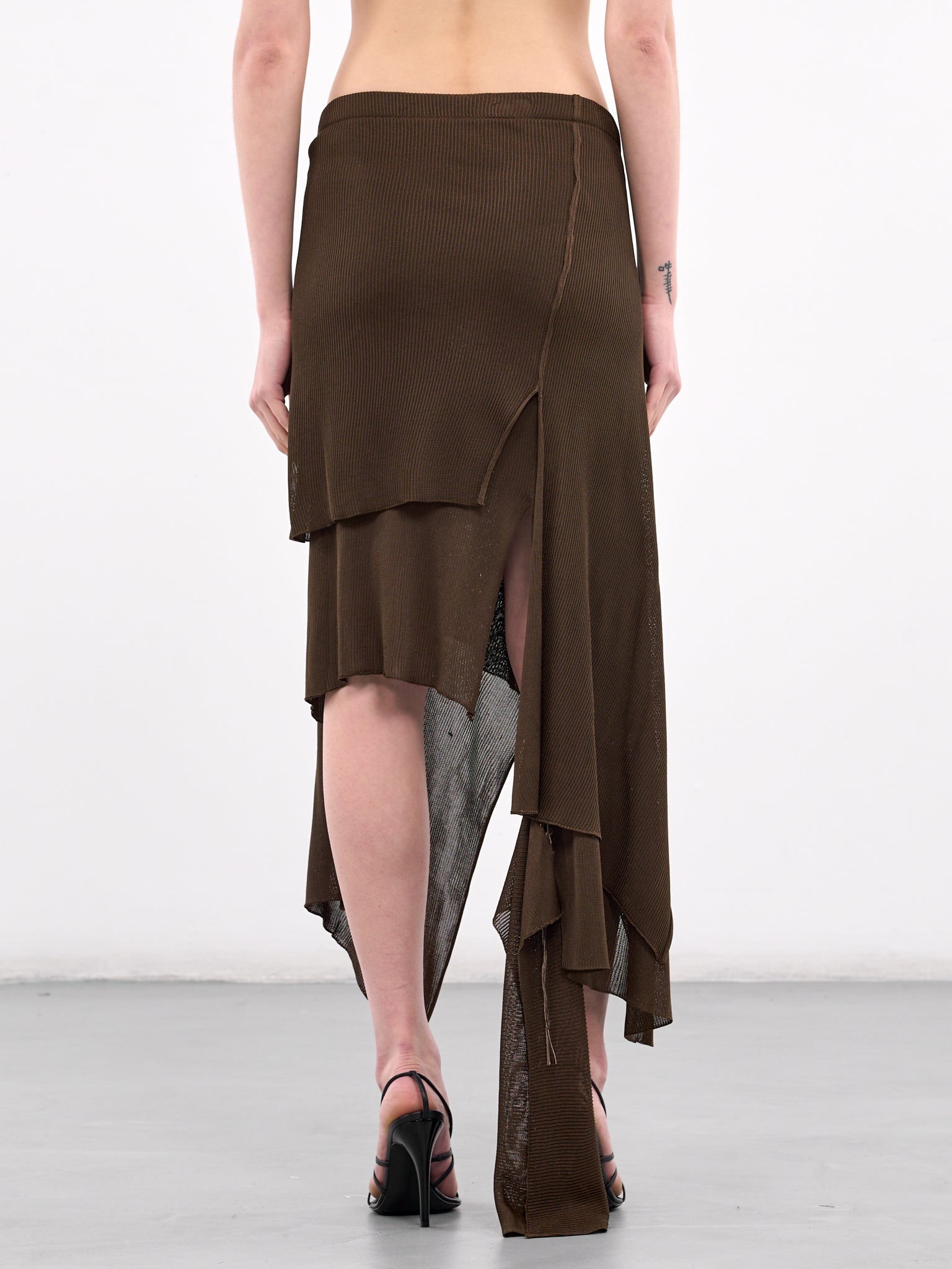 Elizabeth Wrap Skirt (ELIZABETH-BROWN)