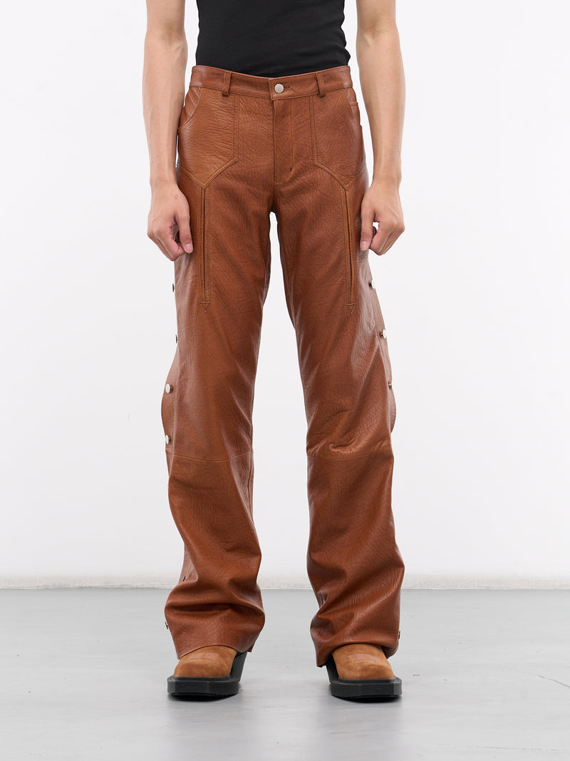 Enchilado Leather Pants (ENCHILADO-ORANGE-TABACCO)