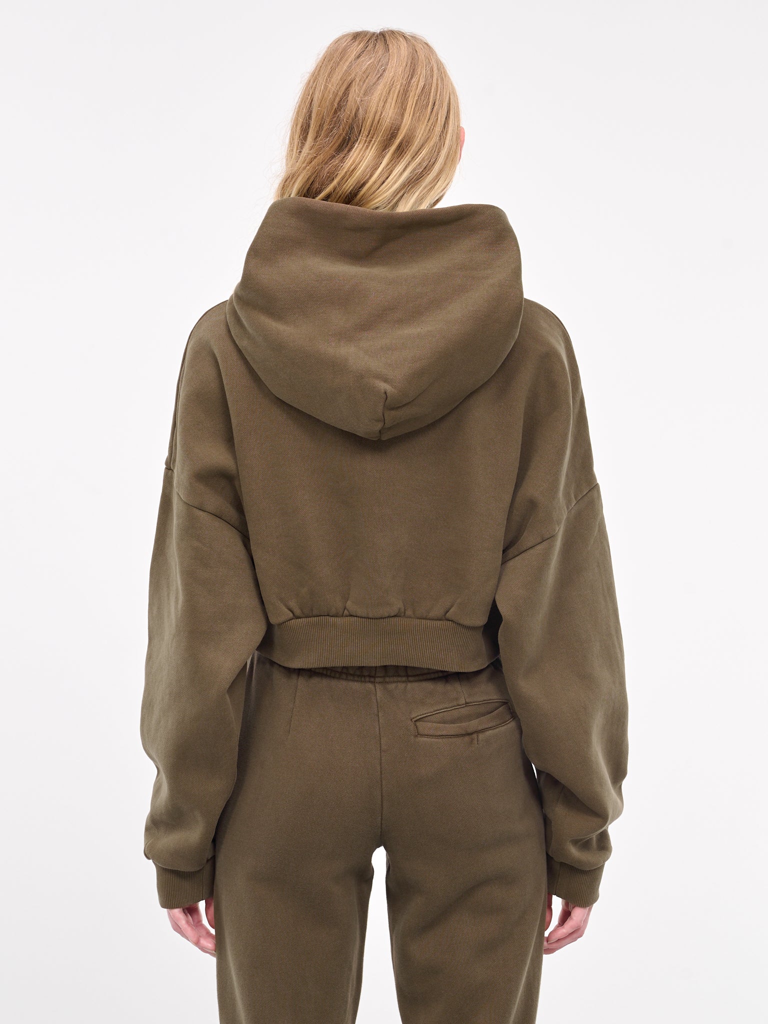 Heavy Cropped Hoodie (ES2392BT-BRUNETTE)