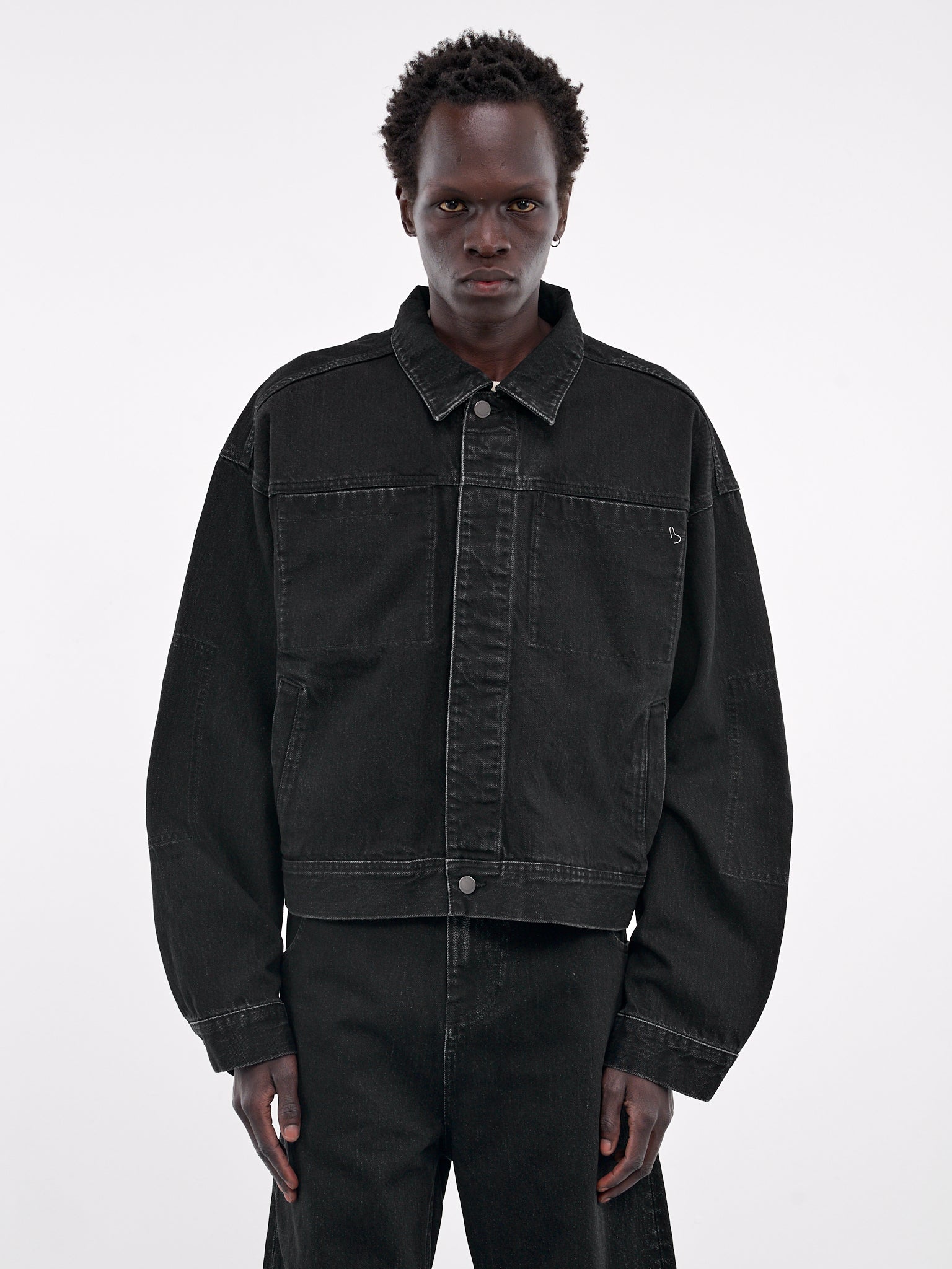 ENTIRE STUDIOS Boxy Denim Jacket | H. Lorenzo - front