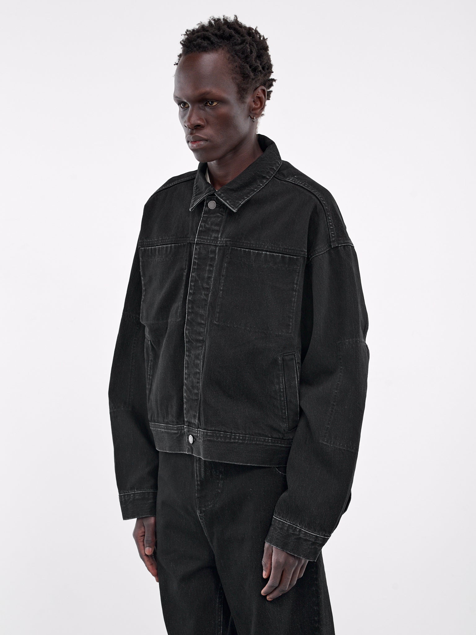 ENTIRE STUDIOS Boxy Denim Jacket | H. Lorenzo - side