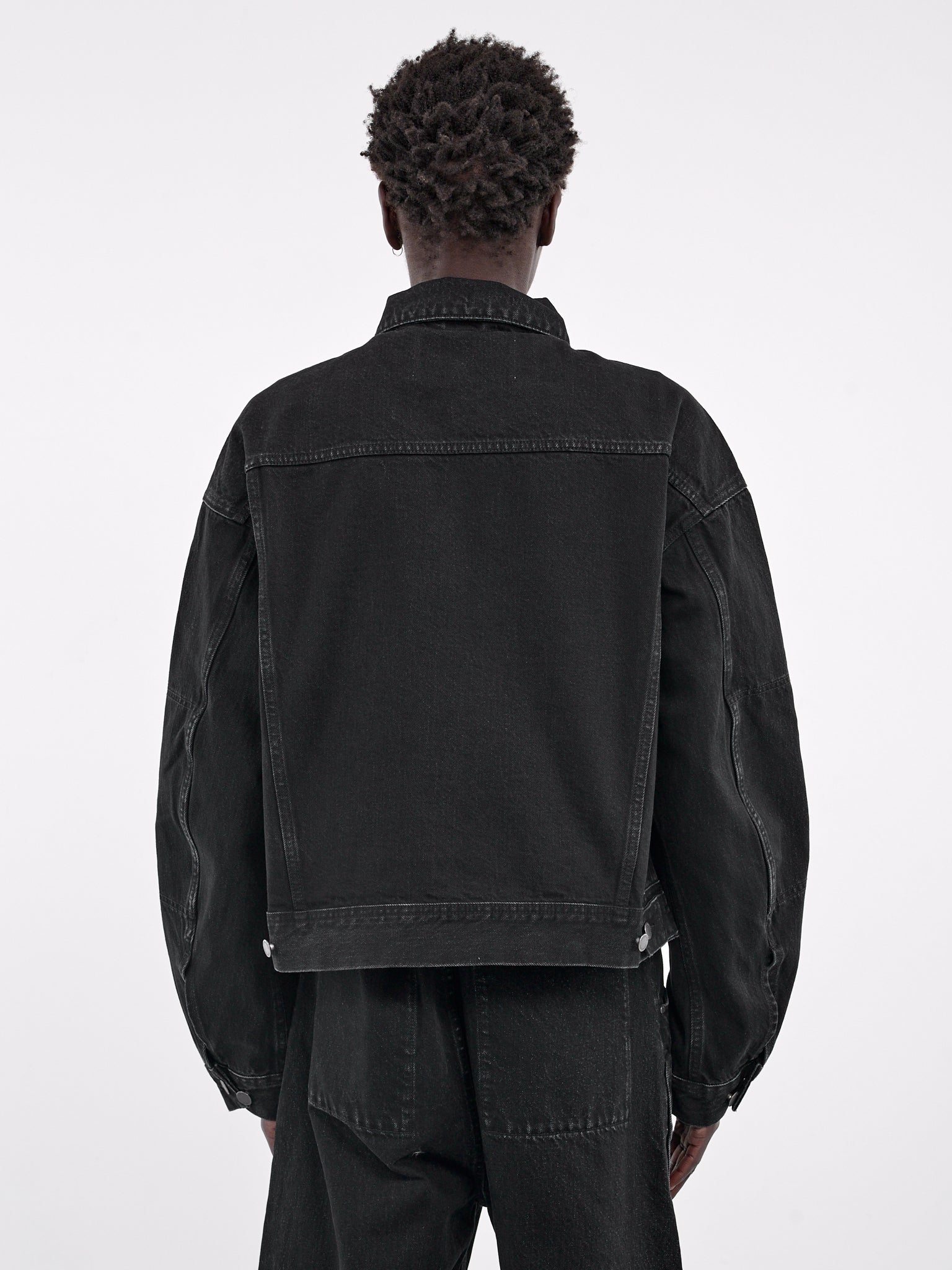 ENTIRE STUDIOS Boxy Denim Jacket | H. Lorenzo - back