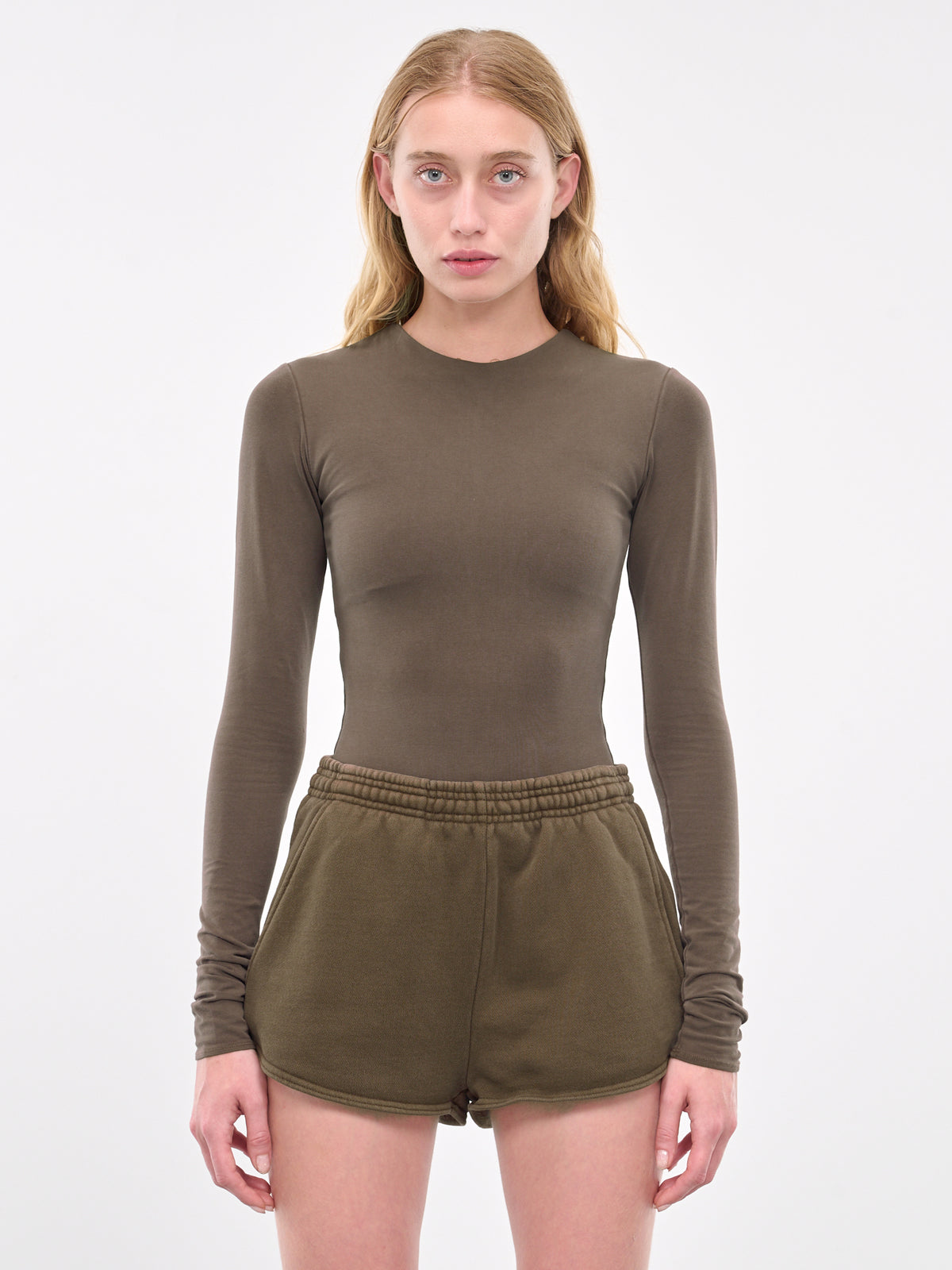 Long Sleeve Bodysuit (ES2507BT-BRUNETTE)