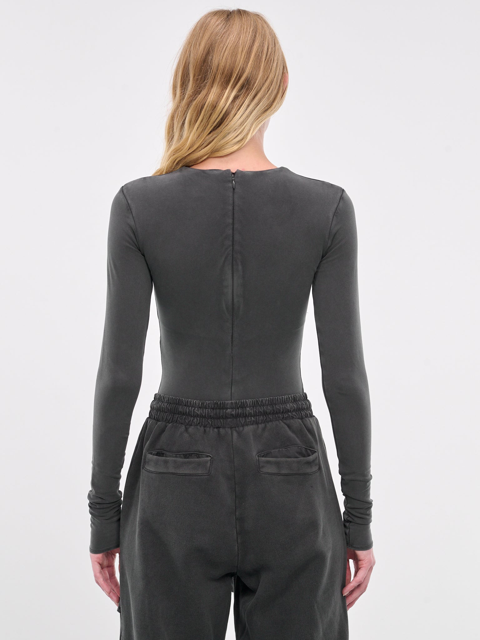 Long Sleeve Bodysuit (ES2507WB-WASHED-BLACK)