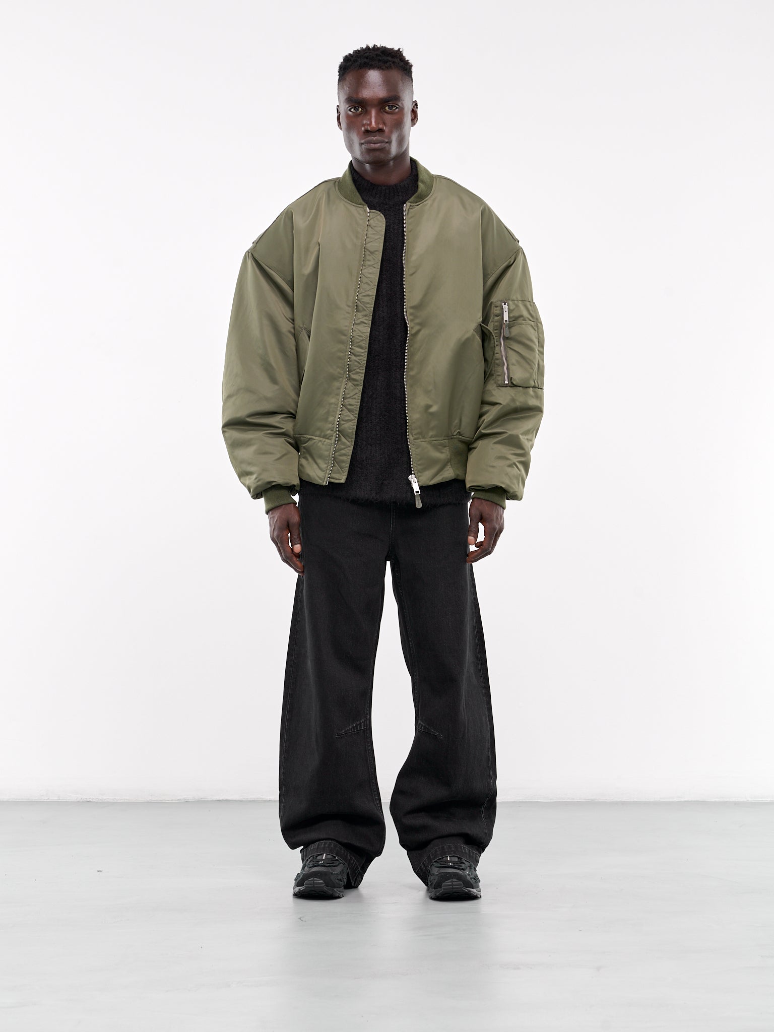 Broad Bomber Jacket (ES2540KH-KHAKI)