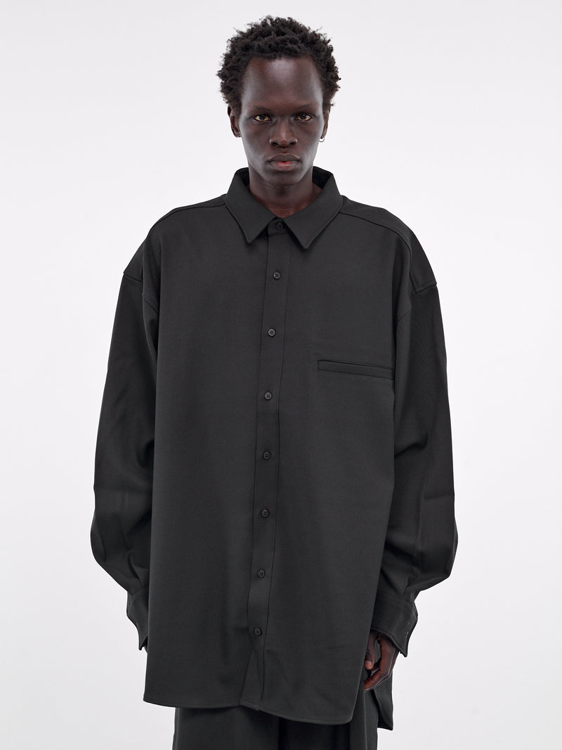 Oversized Overshirt (ES2597BL-BLACK)