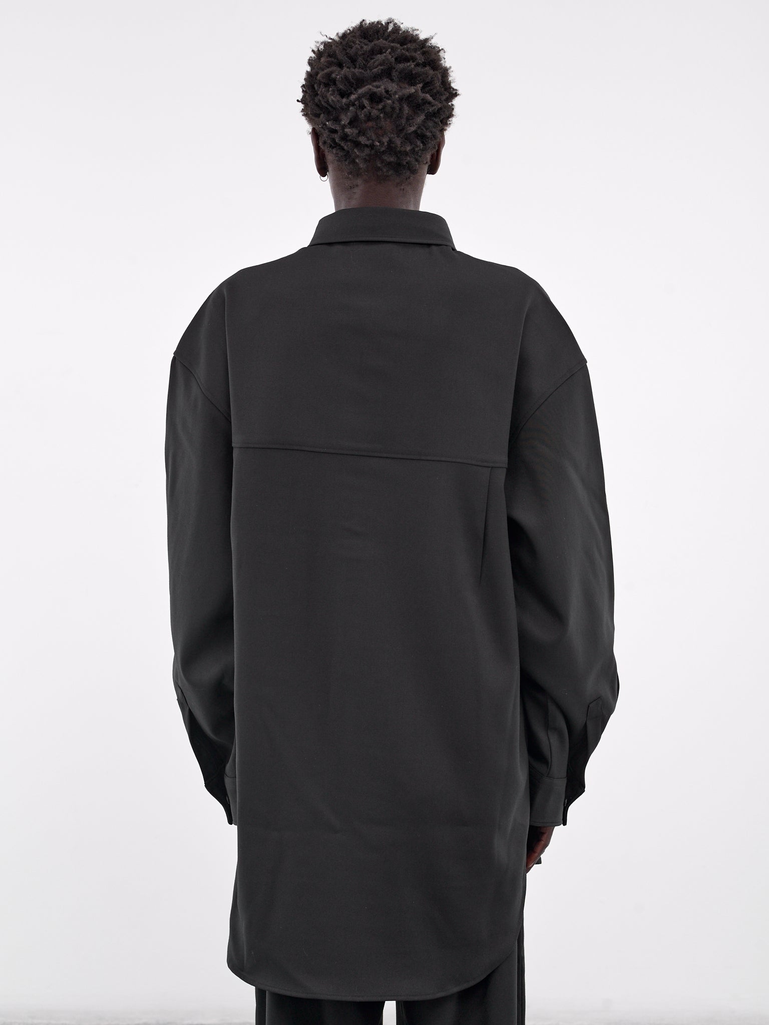 Oversized Overshirt (ES2597BL-BLACK)