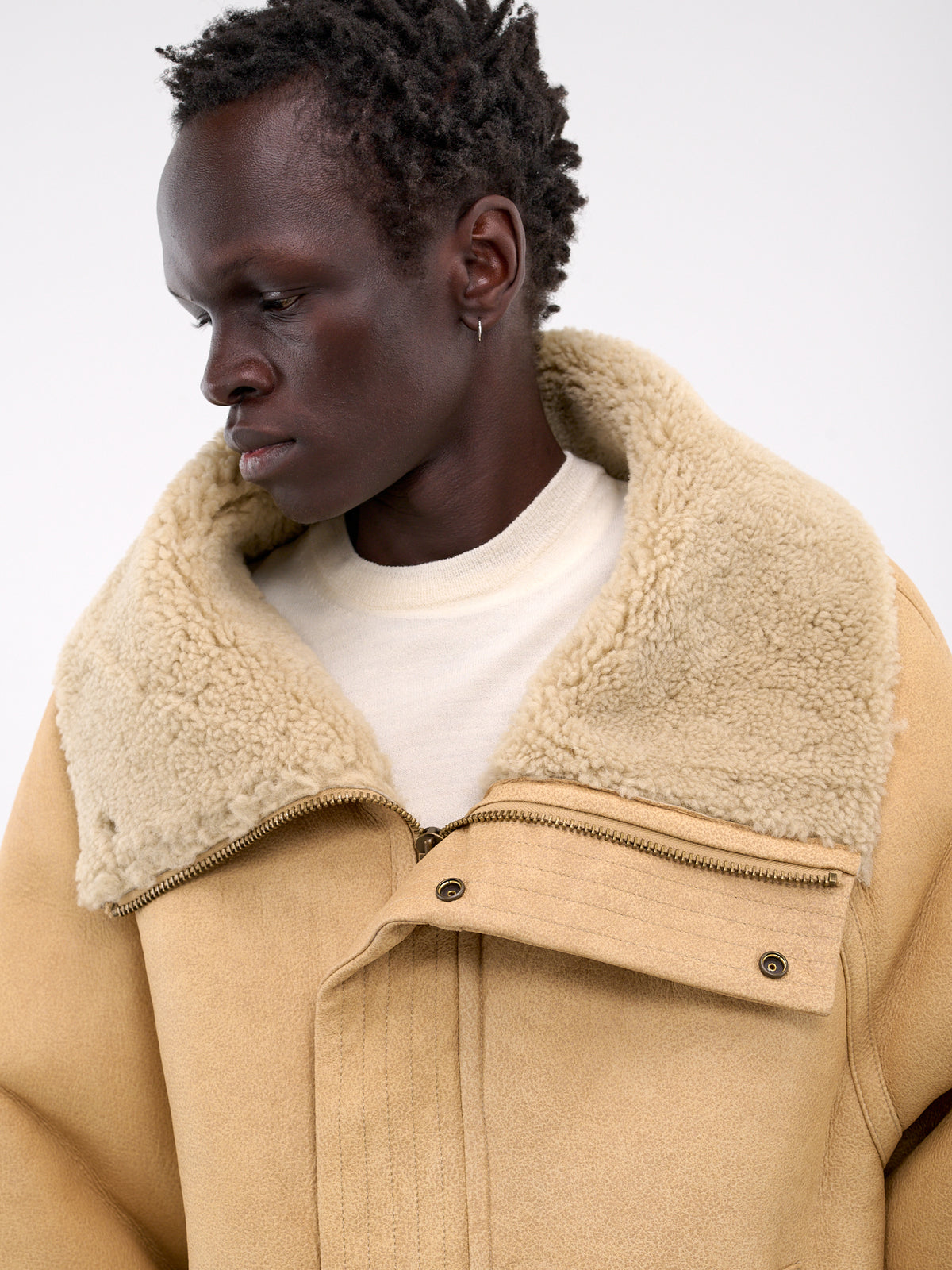 Shearling Jacket (ES2612CA-CAMEL)