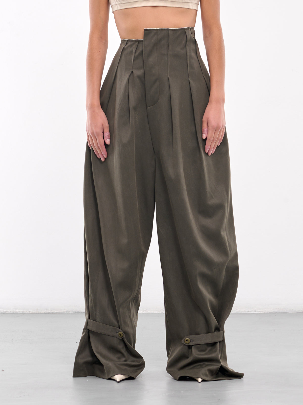 Mismatch Trousers (EV008YR002-ALGAE)