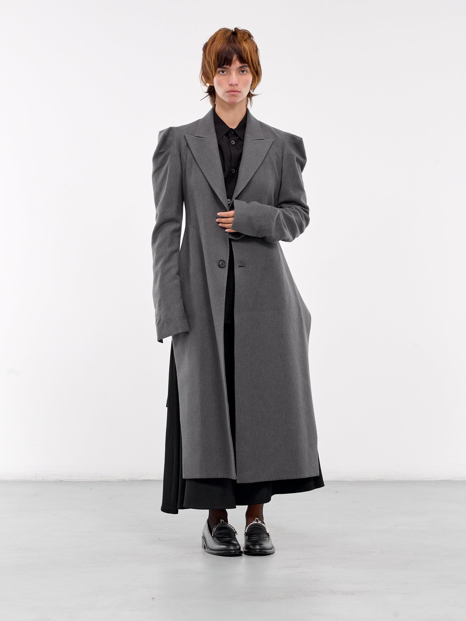 SLV Gusset Long Jacket (F0-J10-120-1-GREY)