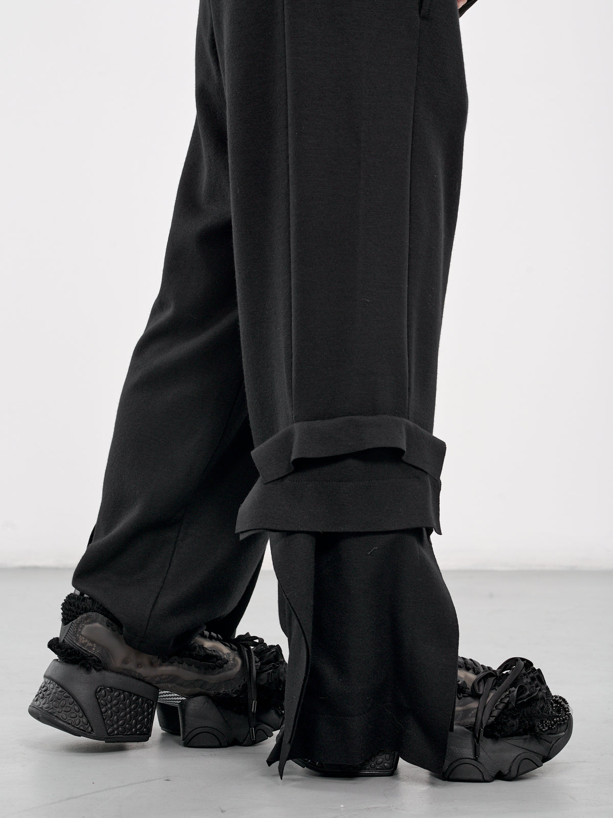 Box Detail Pants (F0-T32-176-1-BLACK)