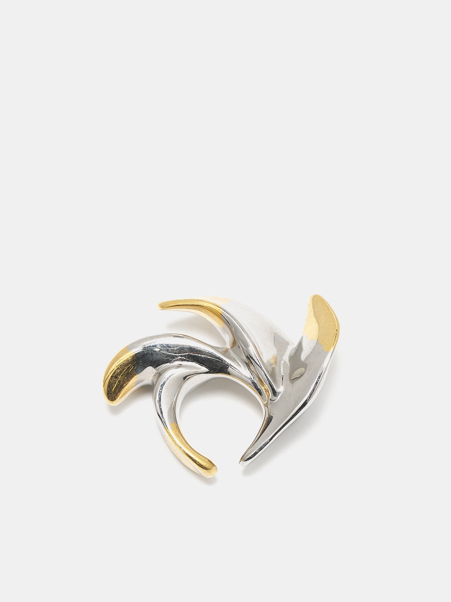 Petali Ear Cuff (F24-EA005-S-SILVER-GOLD)