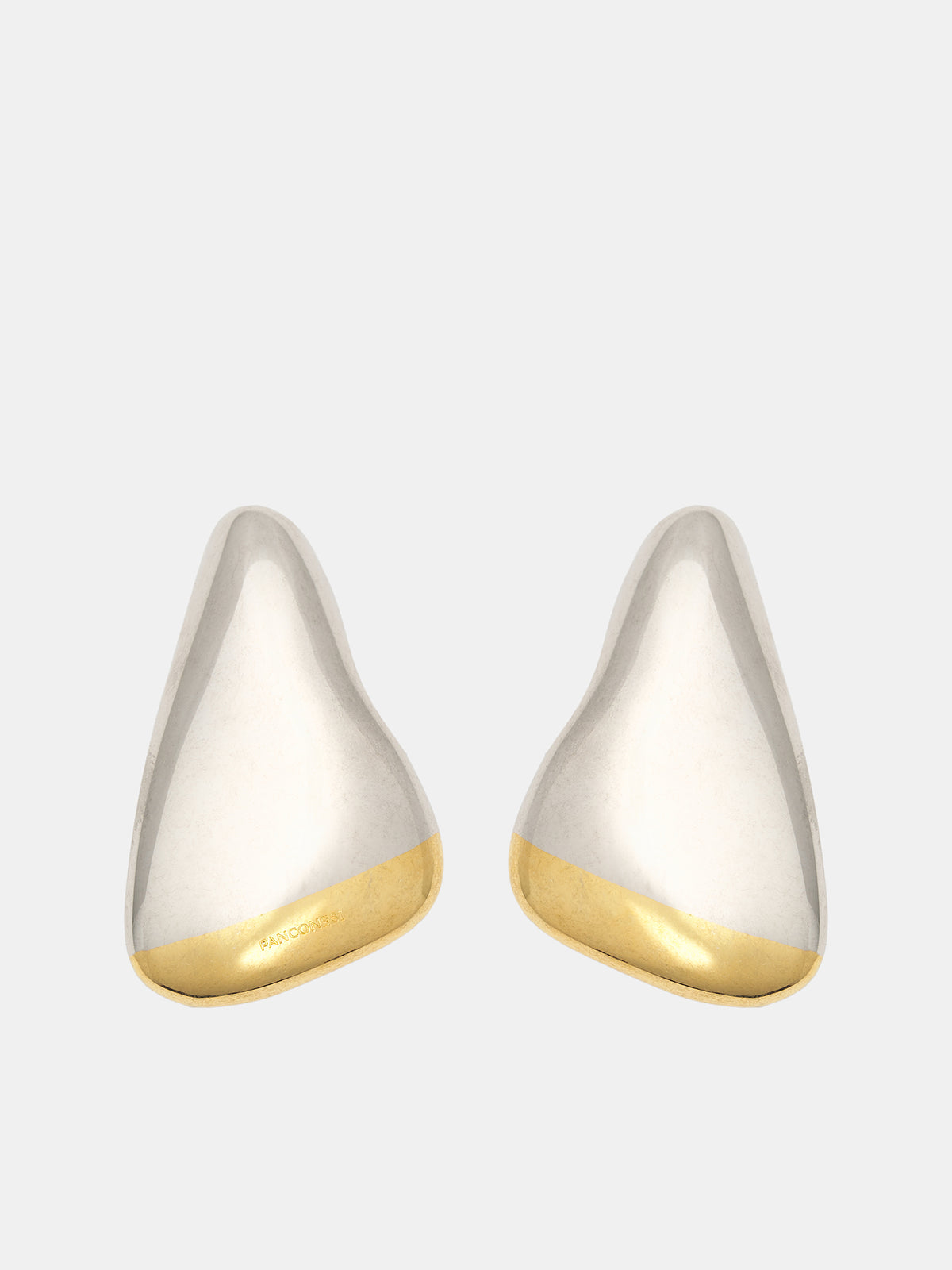 Small Petali Earrings (F24-EA007-P-SILVER-GOLD)