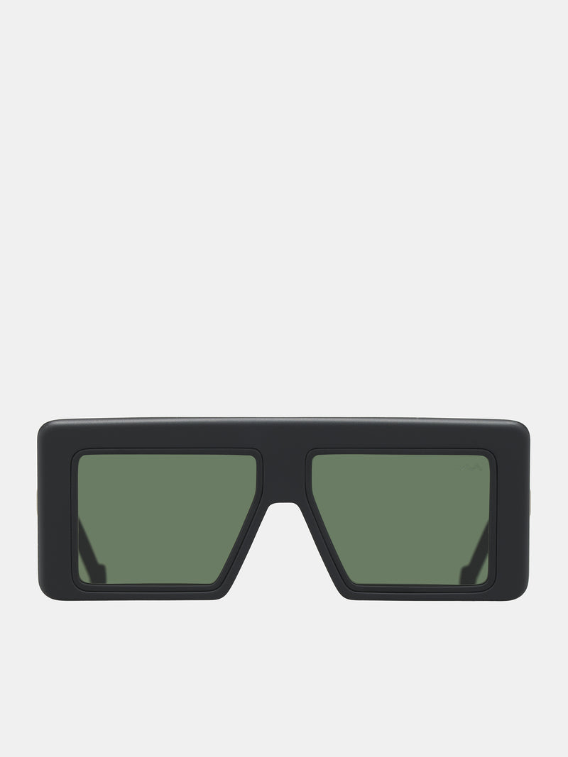 BL0000 Sunglasses (FE-BL0000-BLACK-MATTE-GREEN)