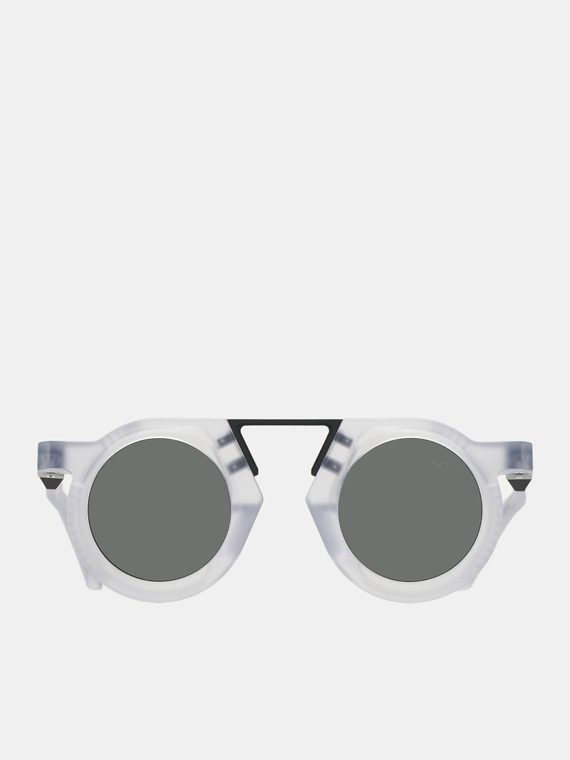 BL0045 Sunglasses (FE-BL0045-CRYSTAL-MATTE-GREEN)