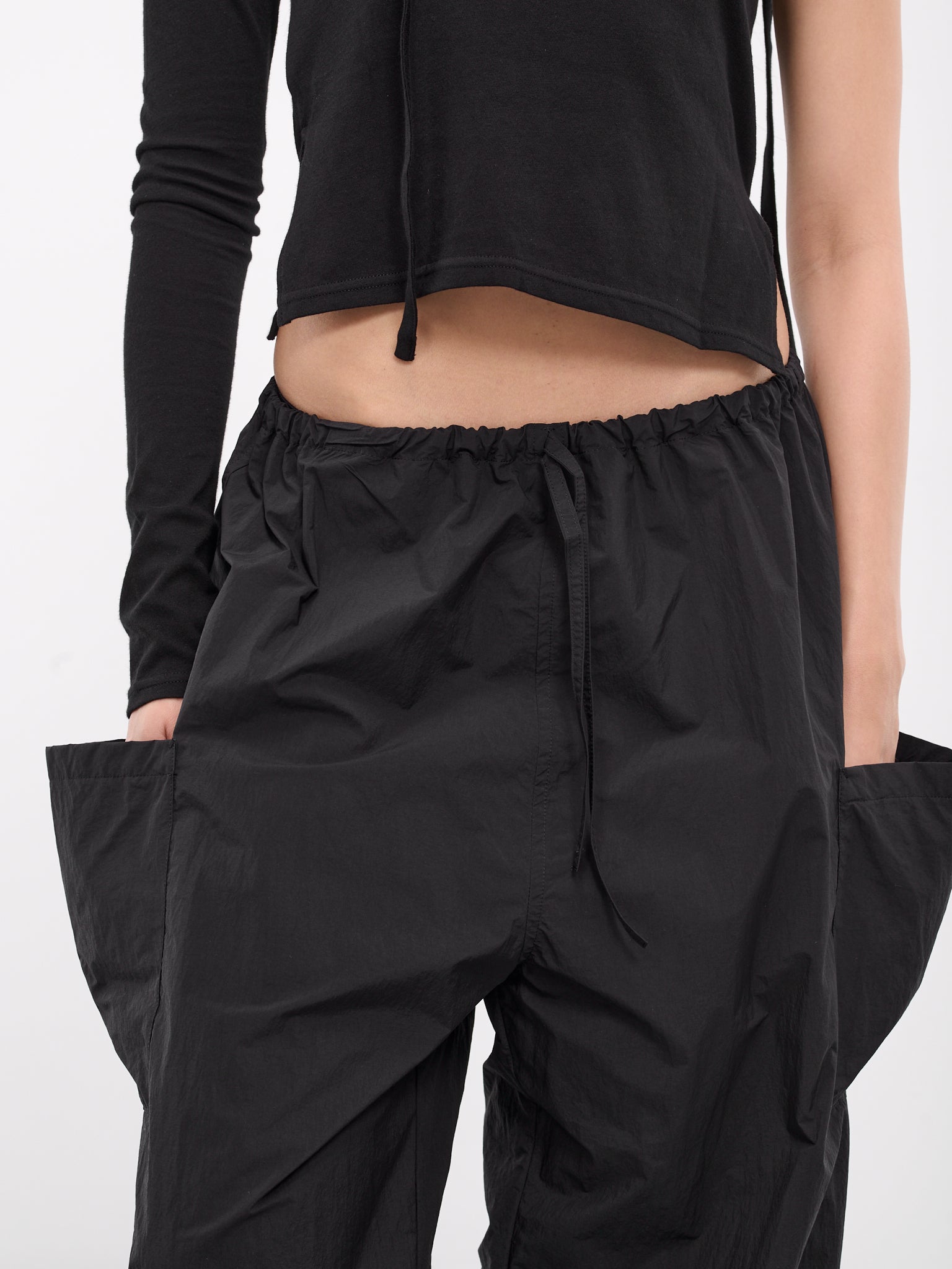 Typewriter Relaxed Pants (FS-P60-501-1-BLACK)