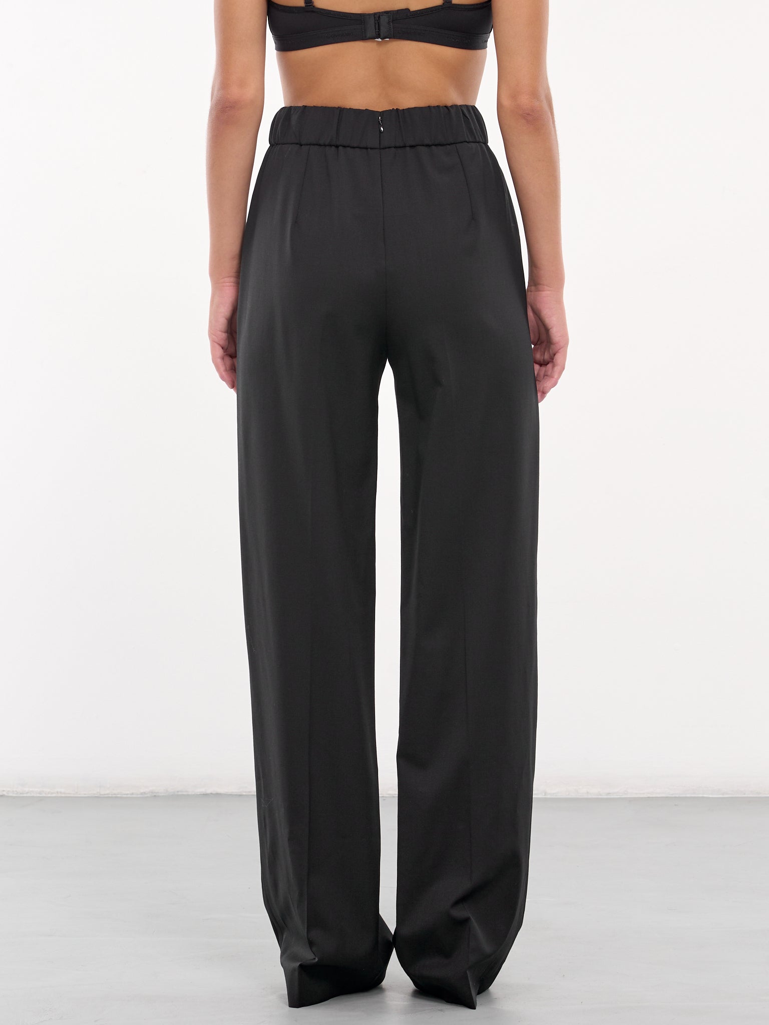 Stretch Wool Twill Trousers (FTC51T-FUBGC-BLACK)