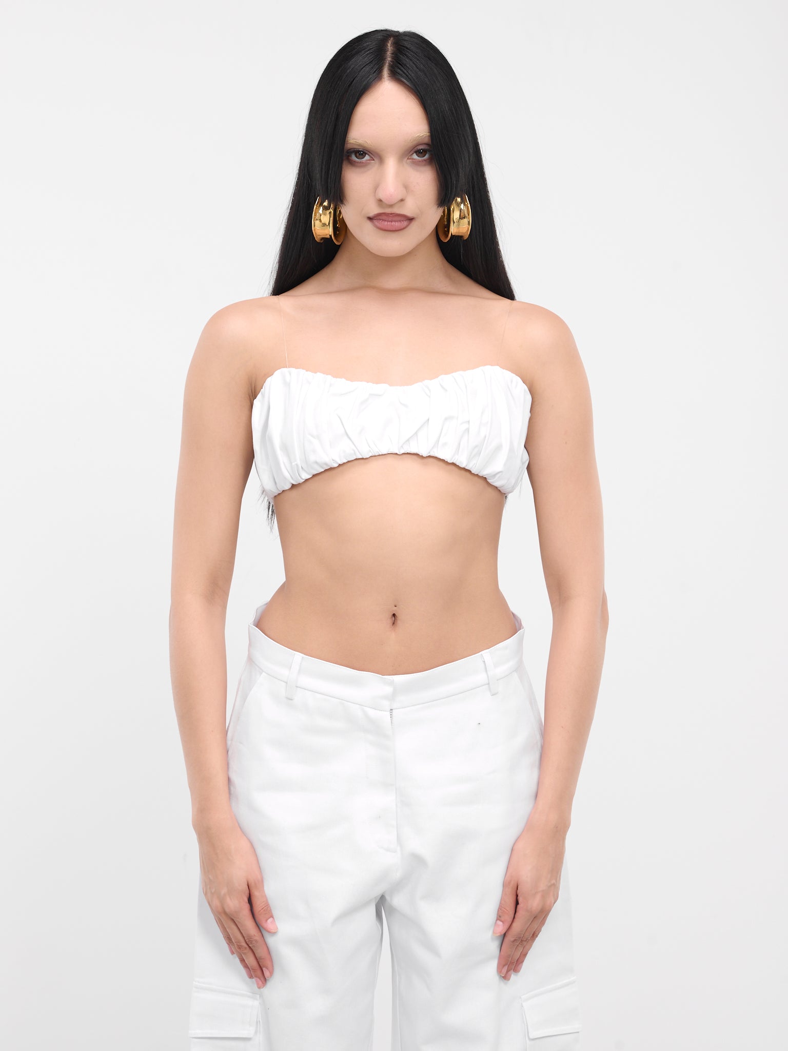 Gathered Bralette (GB-WHITE)