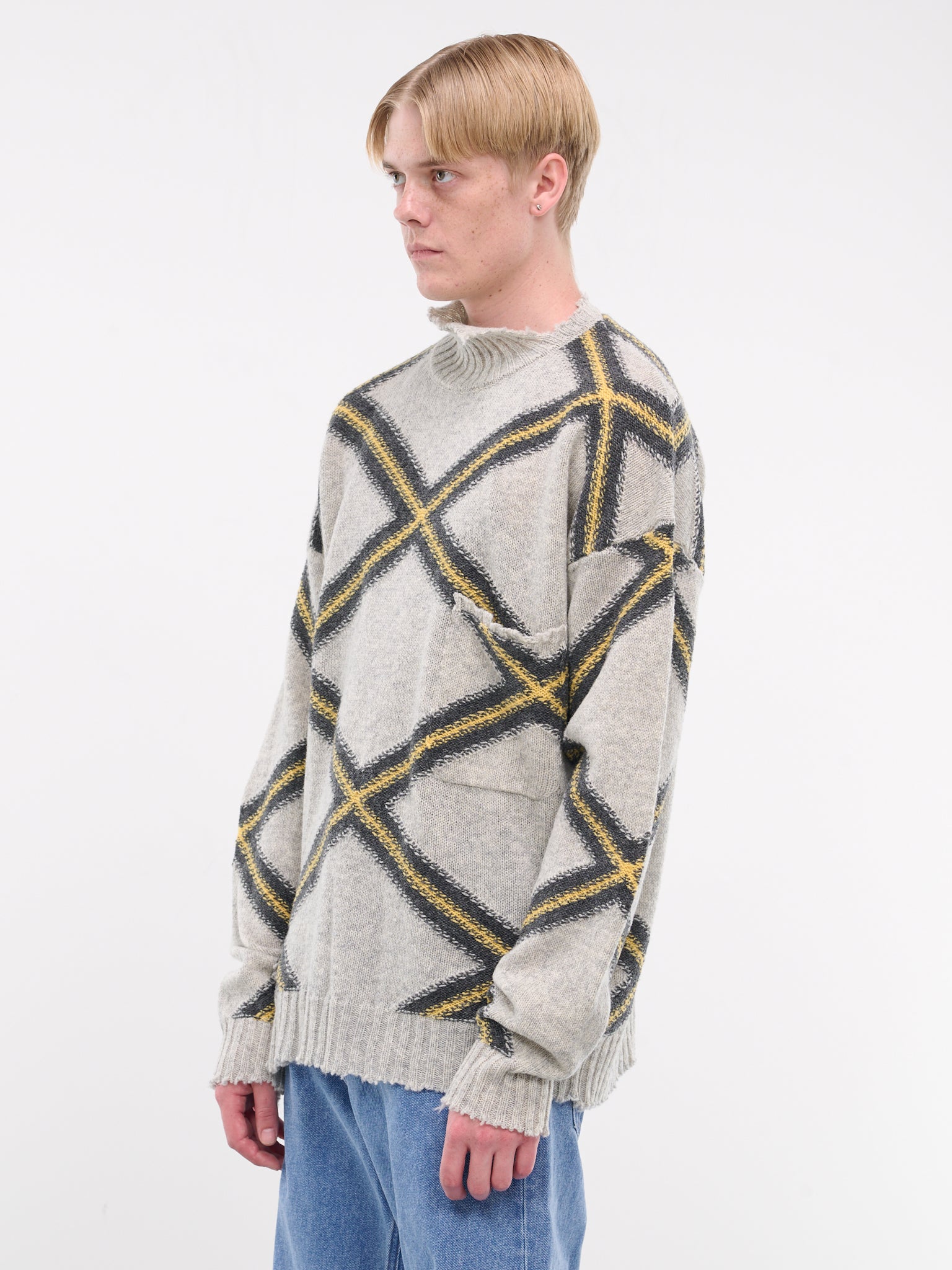 MARNI Argyle Sweater | H. Lorenzo - side