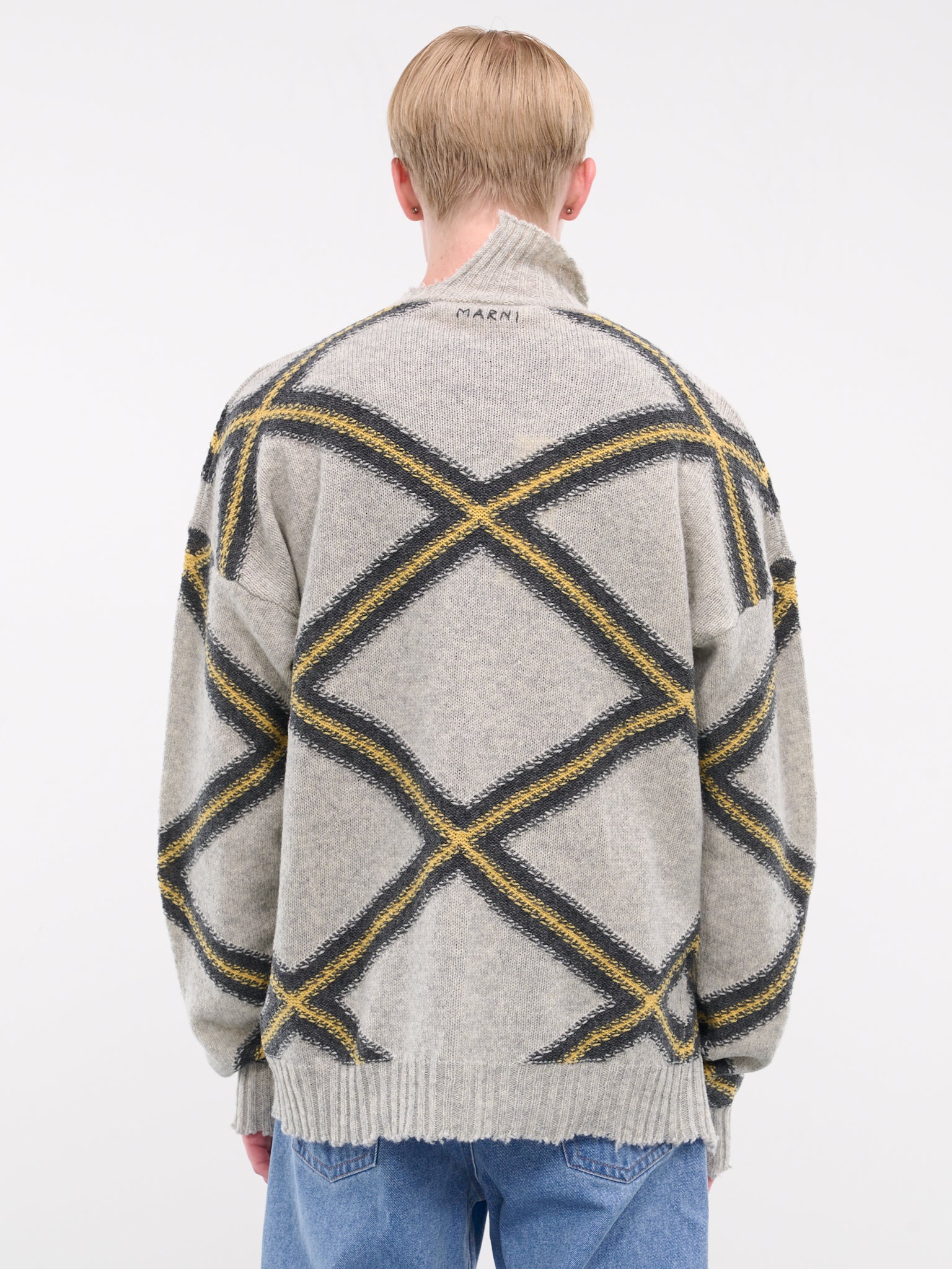 MARNI Argyle Sweater | H. Lorenzo - back