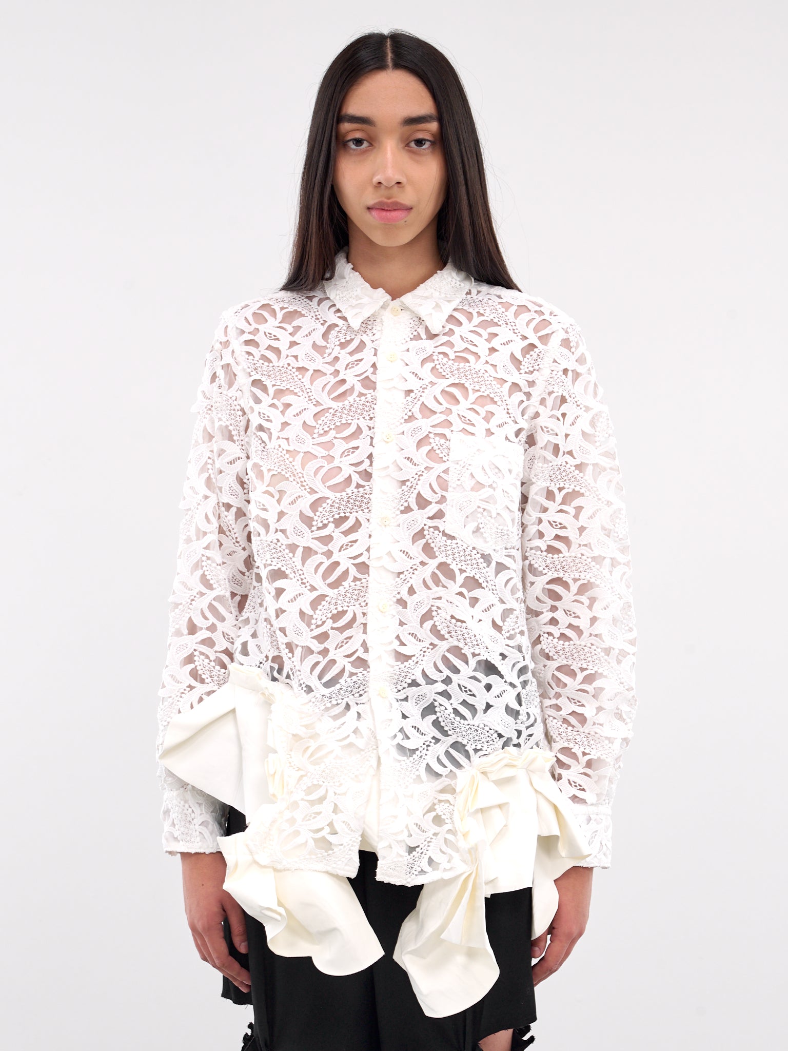 Lace Shirt (GN-B015-051-OFF-WHITE)