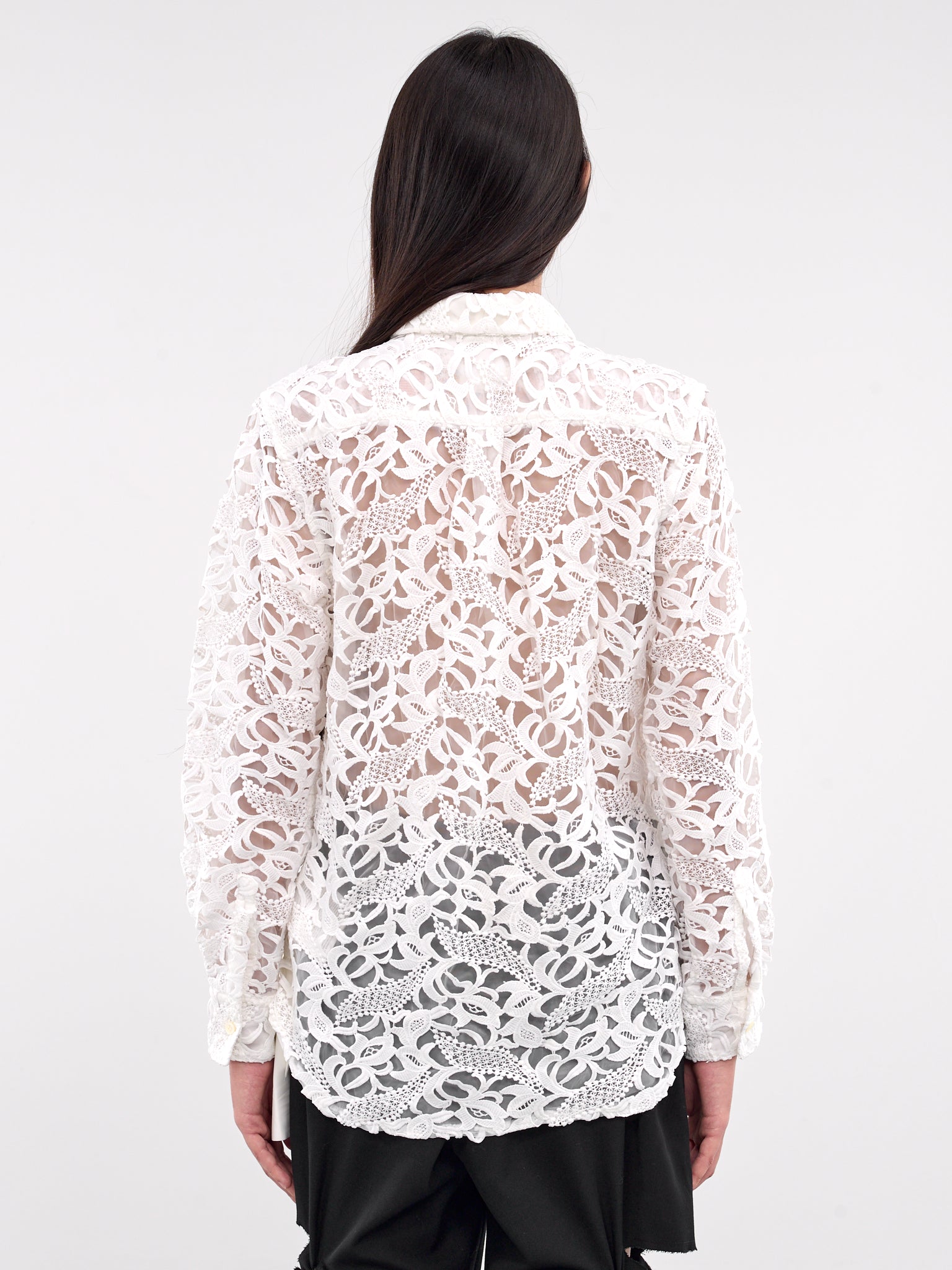 Lace Shirt (GN-B015-051-OFF-WHITE)