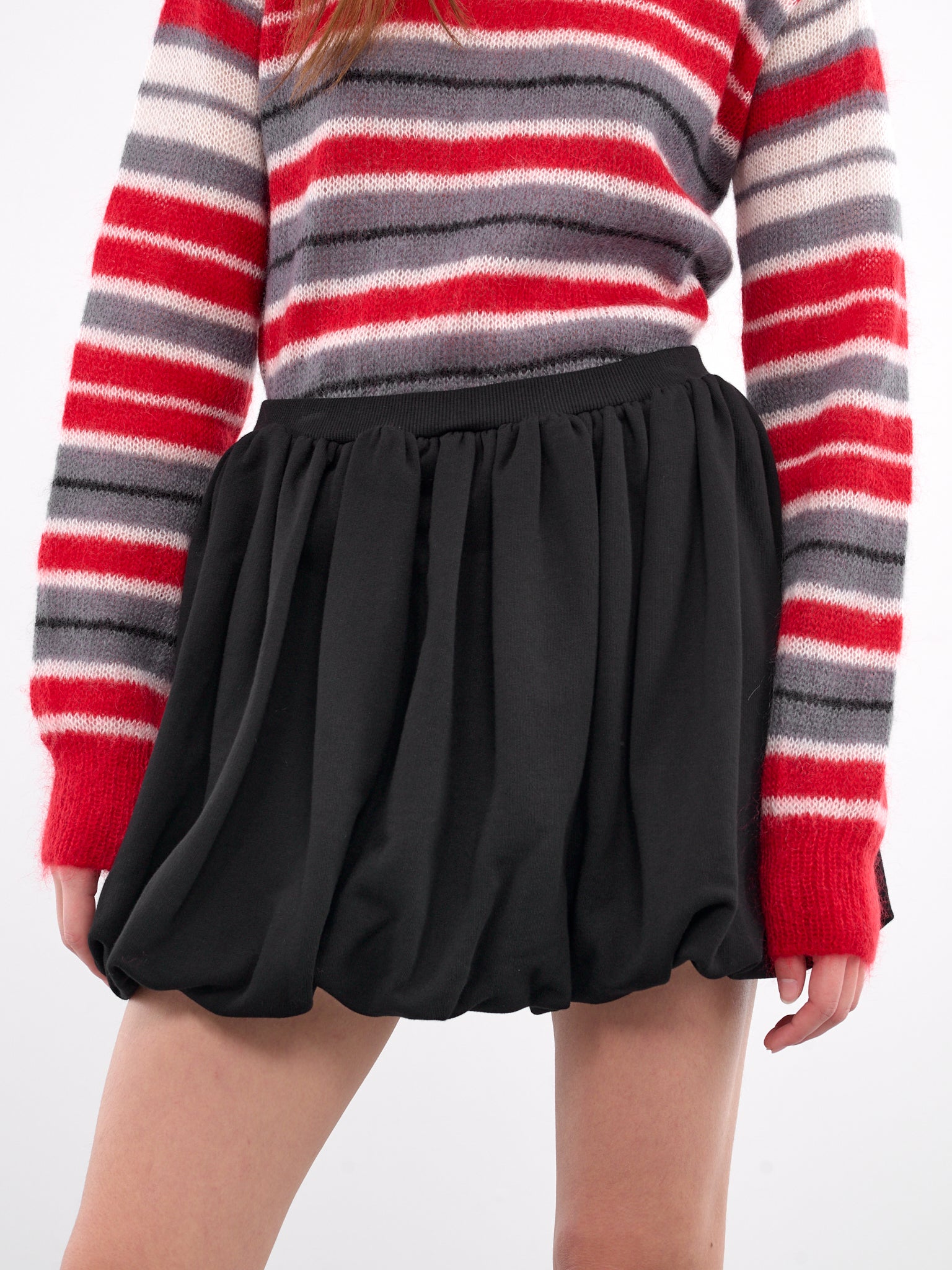 Balloon Mini Skirt (GOJE0701U0-UTC275-BLACK)